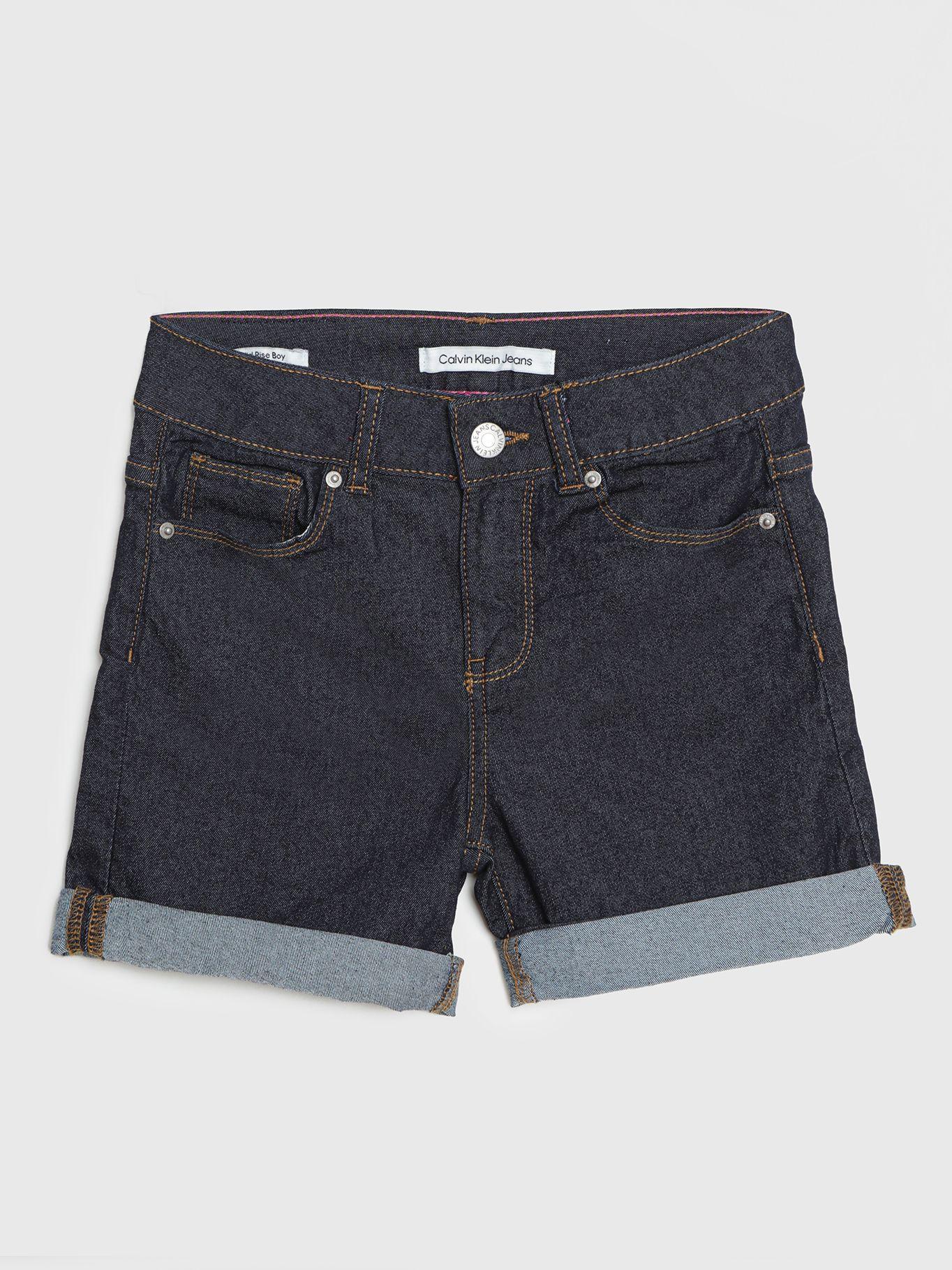 Short Cuffed Denim Azul Calvin Klein-0