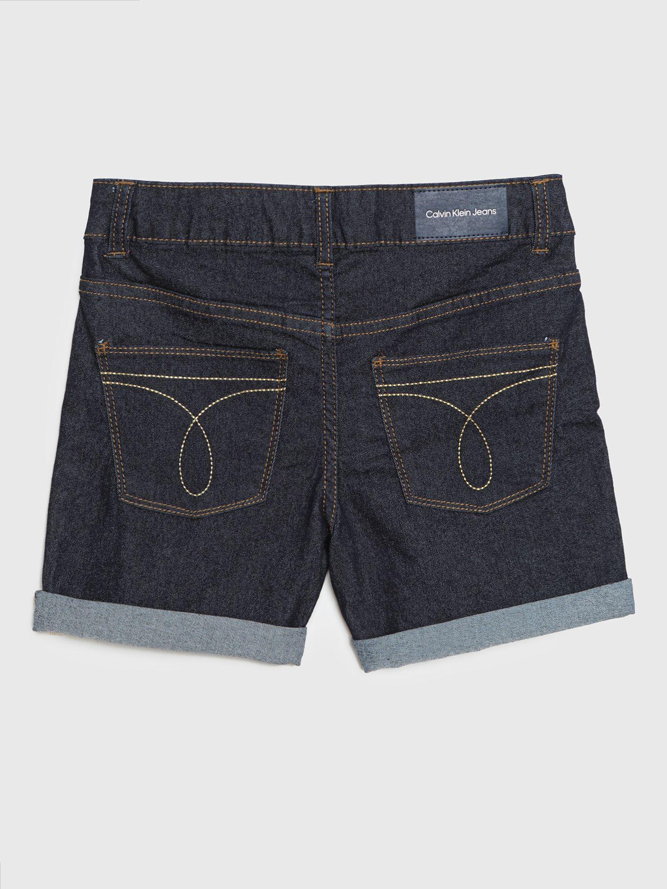 Short Cuffed Denim Azul Calvin Klein-1