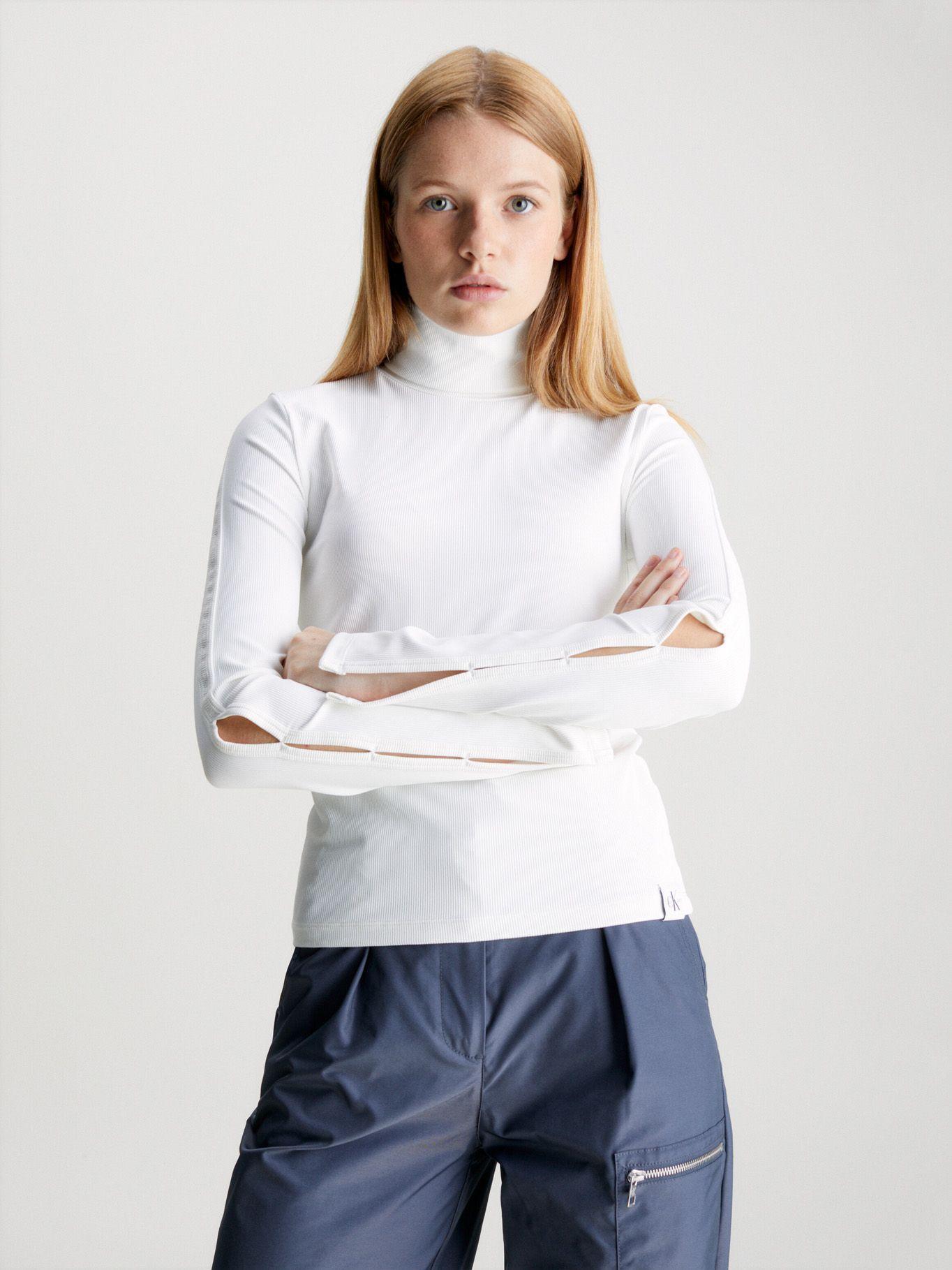 Polera Ls Tab Split Blanco-0