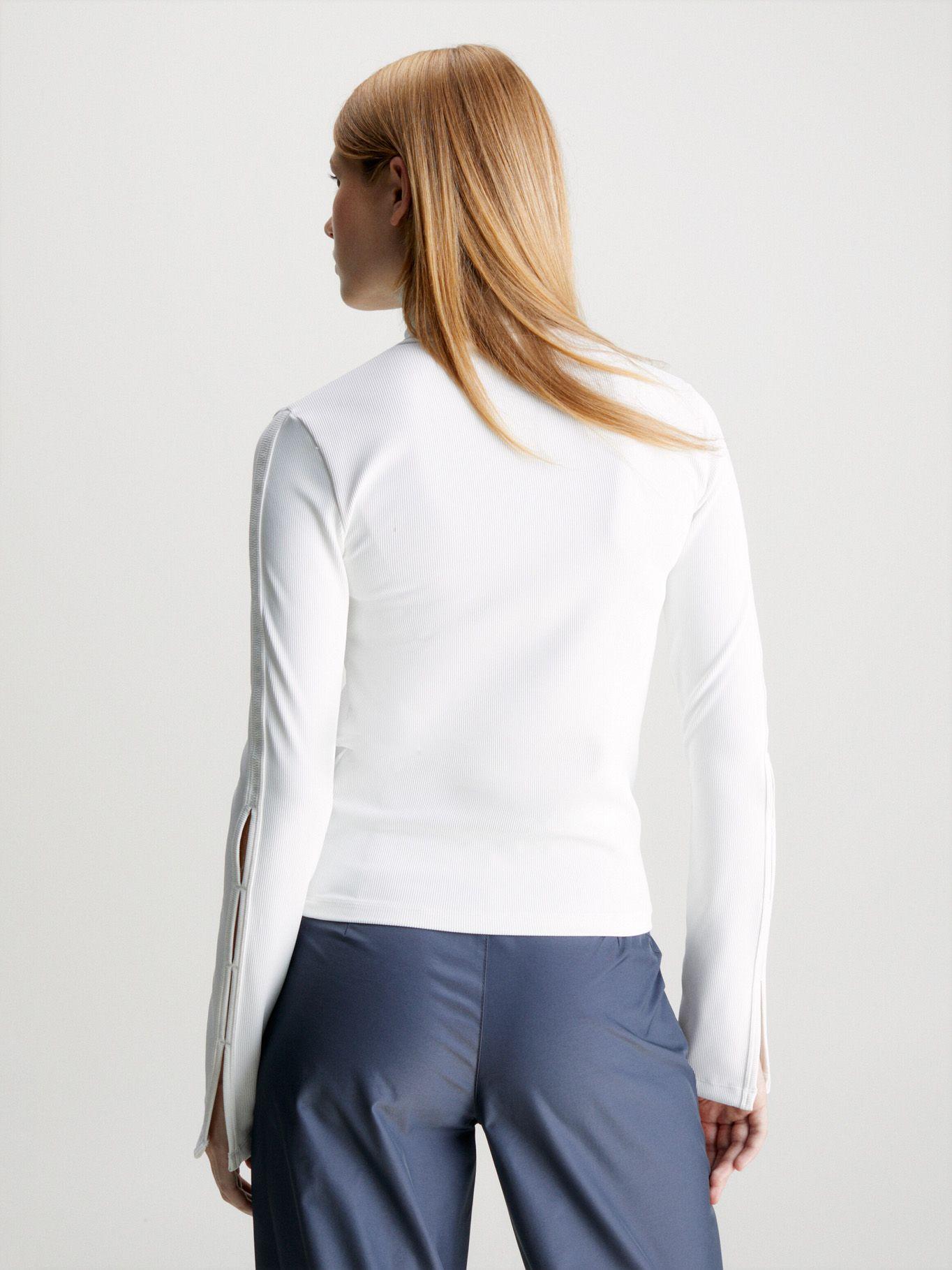 Polera Ls Tab Split Blanco-2