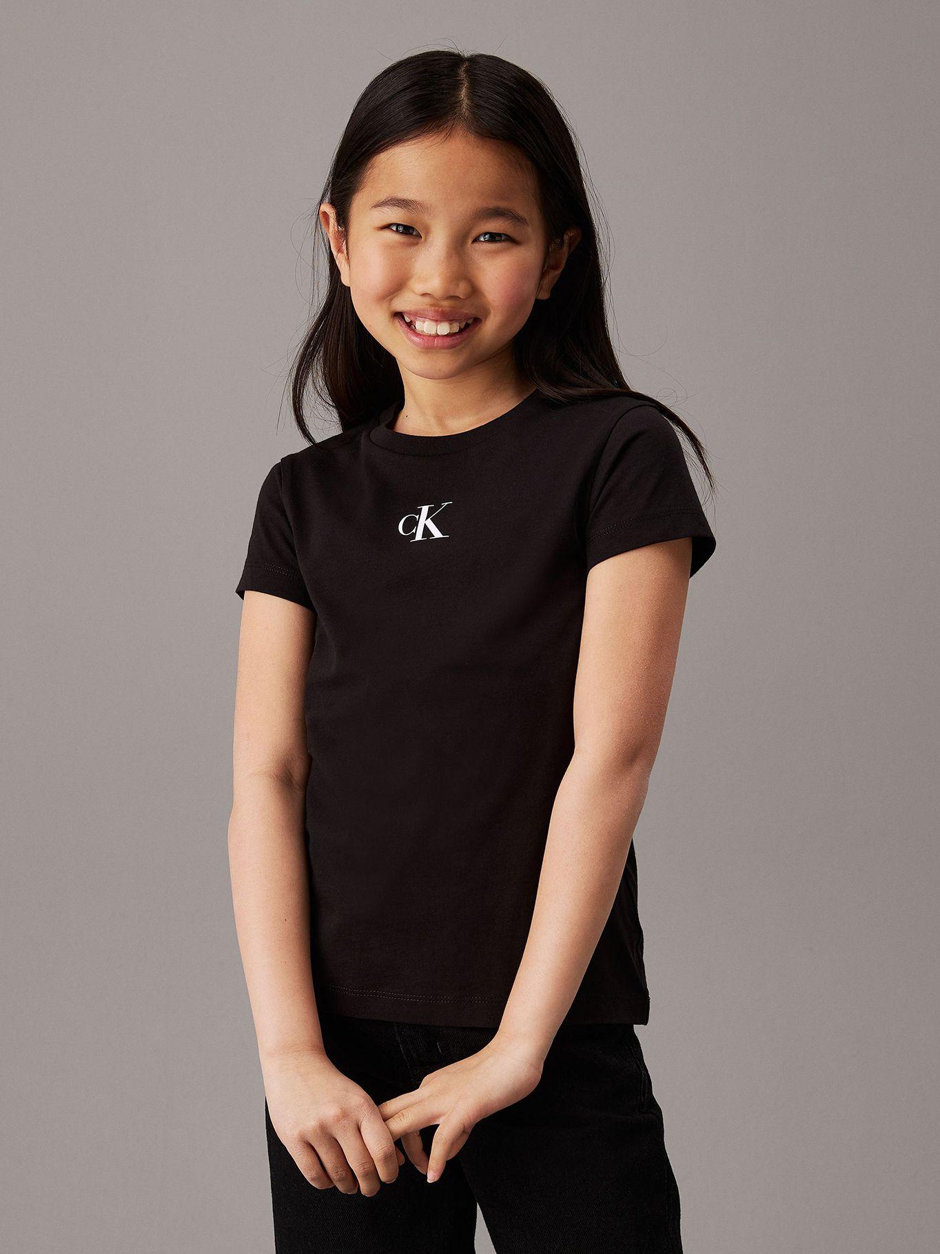Pack 2 Poleras Niña Logo Aop Rosado Calvin Klein-1
