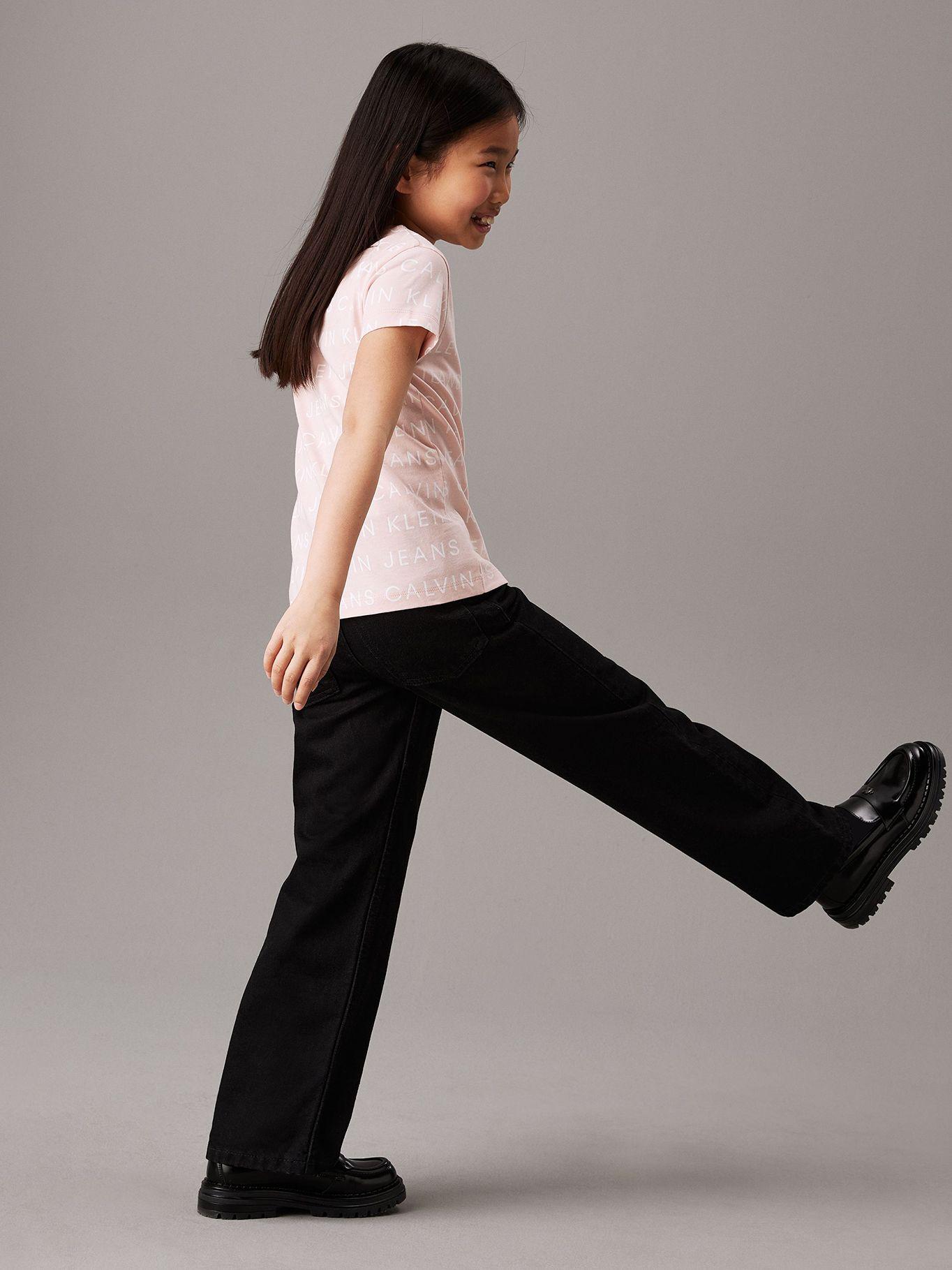 Pack 2 Poleras Niña Logo Aop Rosado Calvin Klein-5