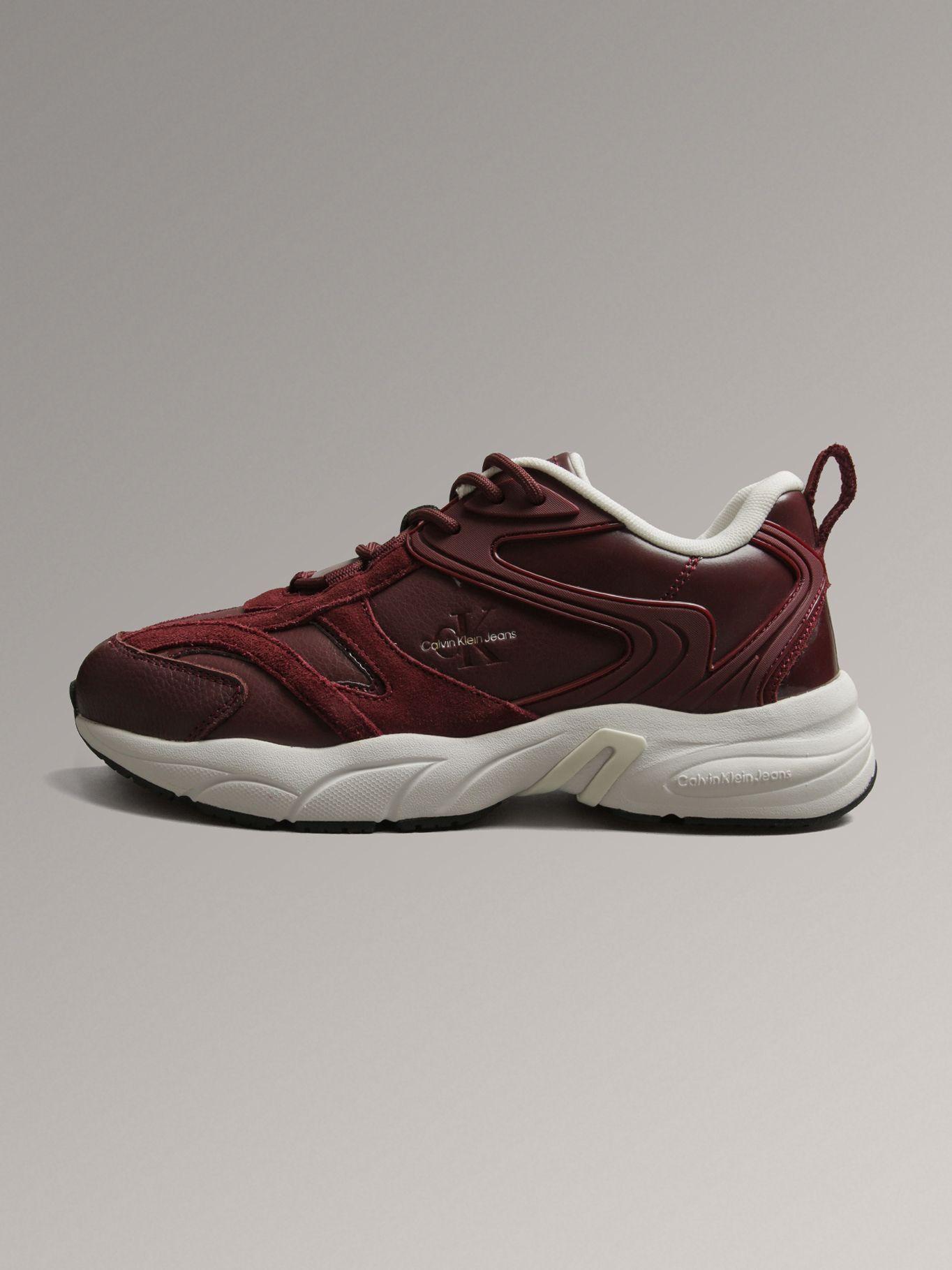 Zapatillas Retro Tennis Low Lace Burdeo Calvin Klein-5