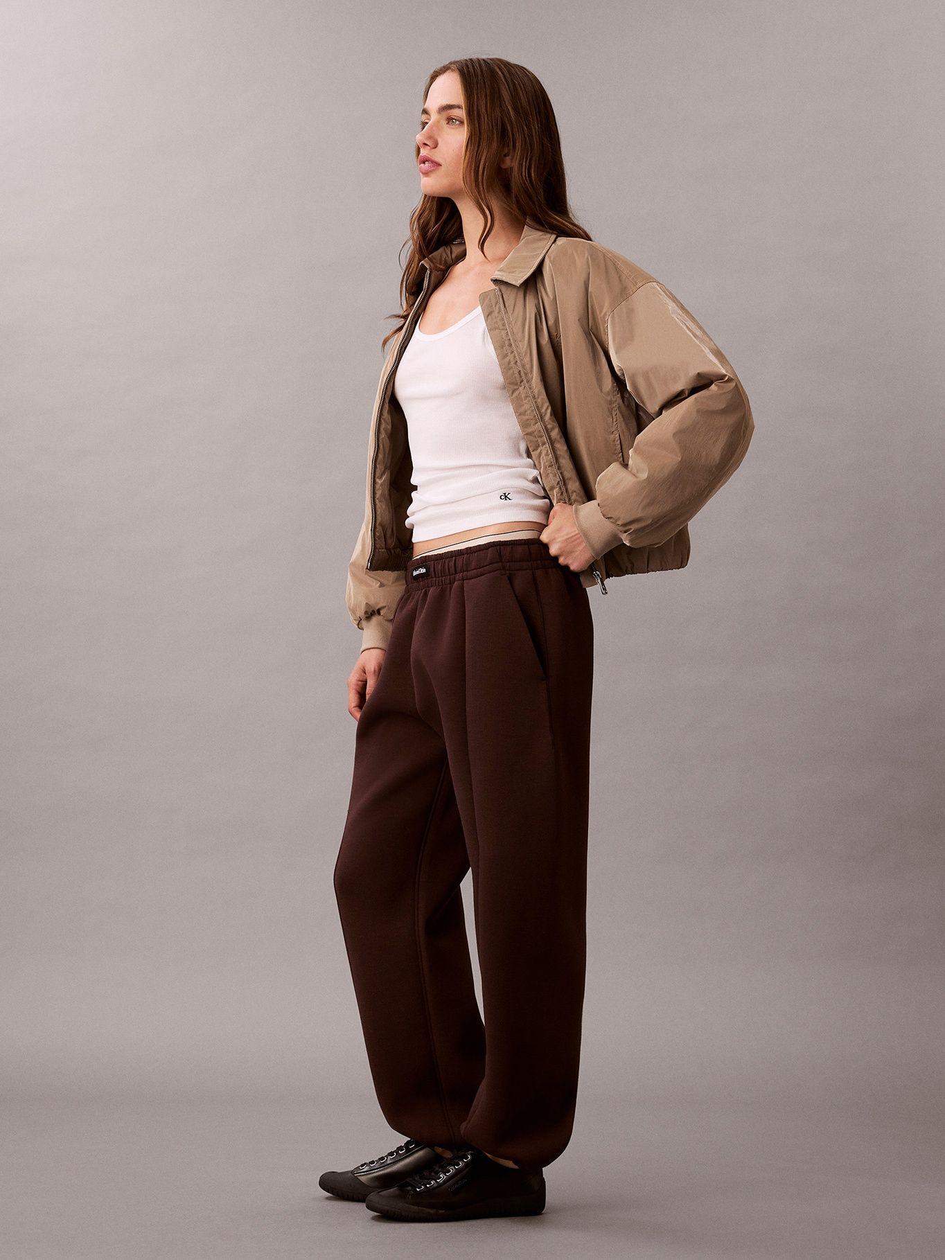 Jogger Scuba Oversized Cafe Calvin Klein-3