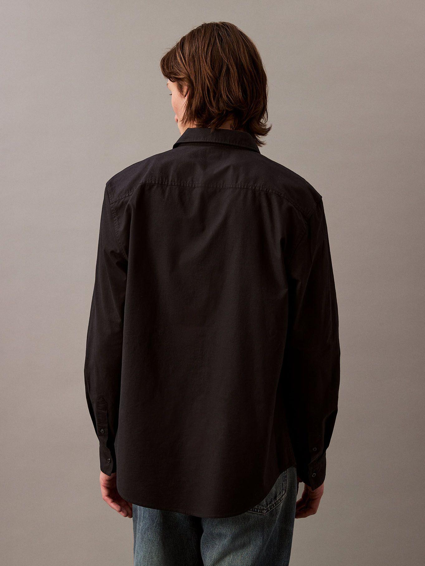 Camisa Oxford Clásica Negro Calvin Klein-2
