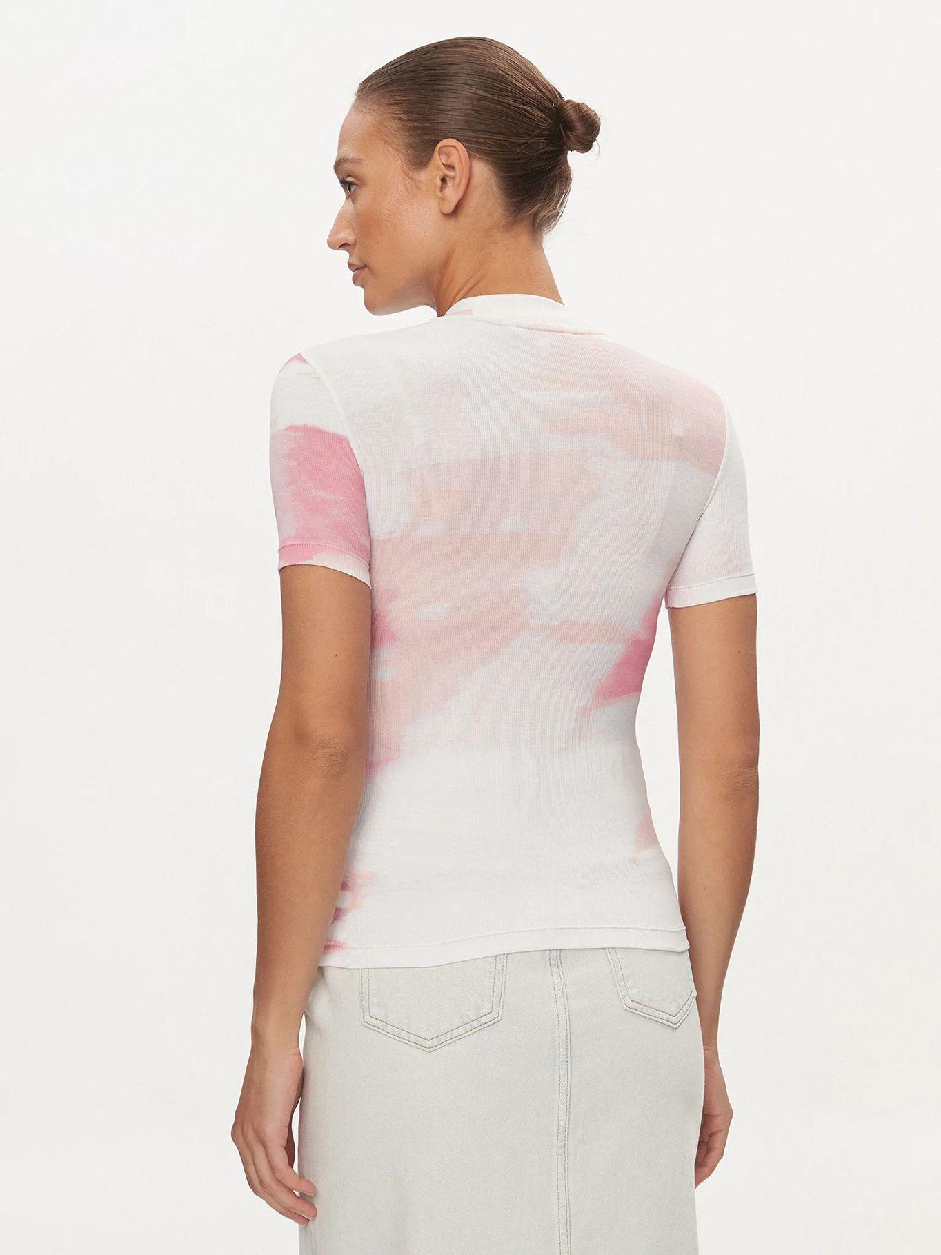 Polera Aop Rib Blanco Calvin Klein-2