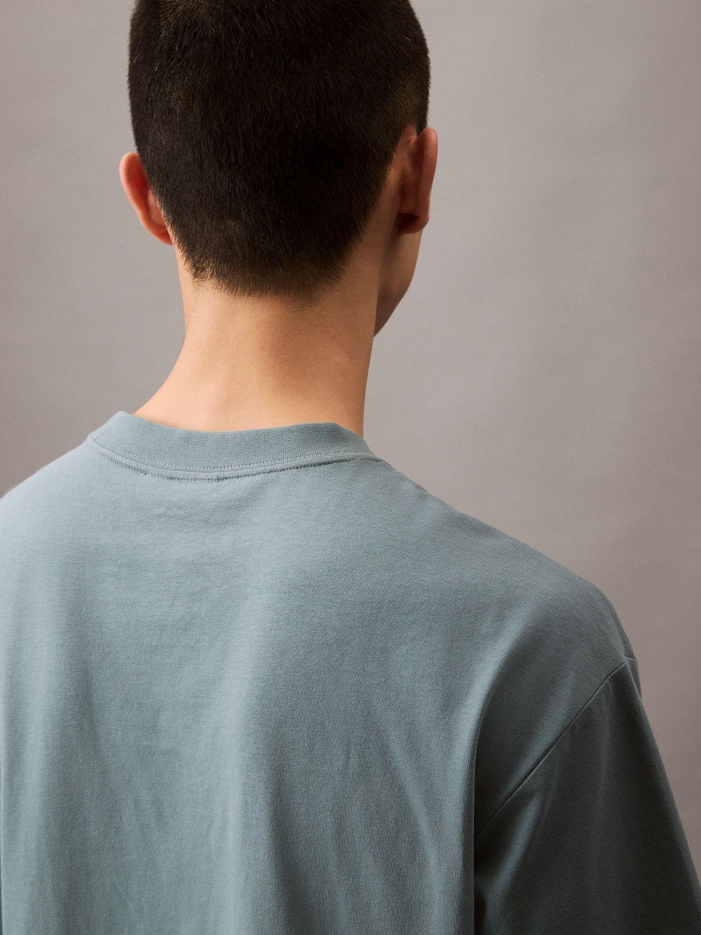 Polera Relaxed con Monograma Archive Verde Calvin Klein-4