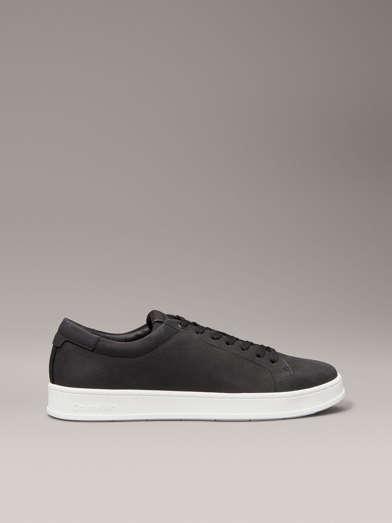 Zapatillas de Cuero Low Top BEH Negro Calvin Klein-4