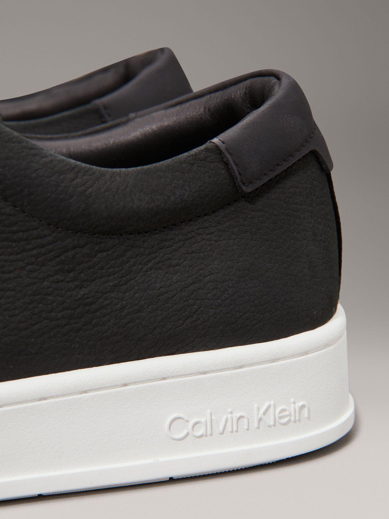 Zapatillas de Cuero Low Top BEH Negro Calvin Klein-6