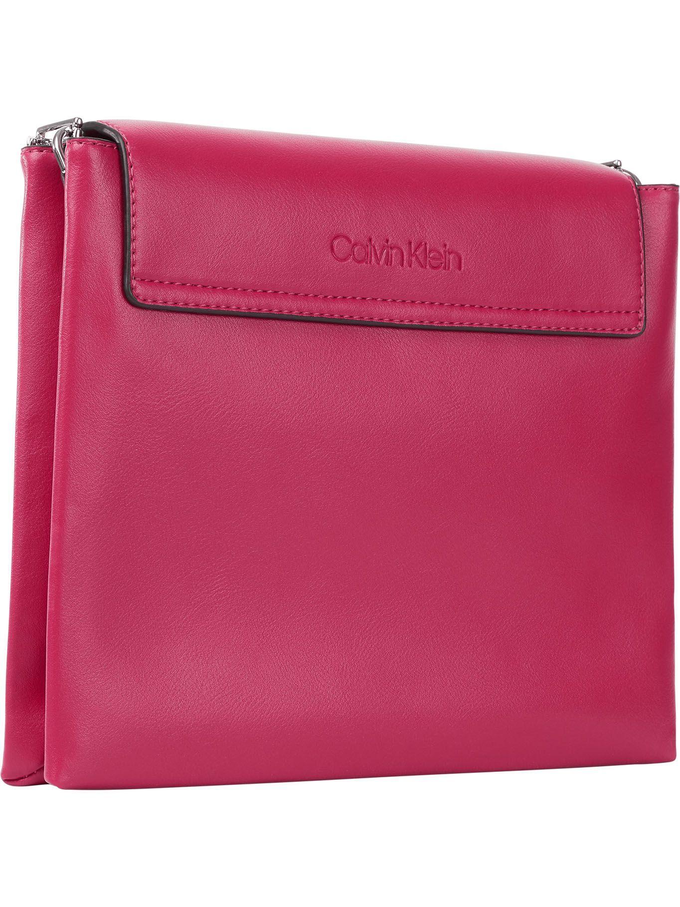 Cartera Ck Metal Fucsia Calvin Klein Mujer-1