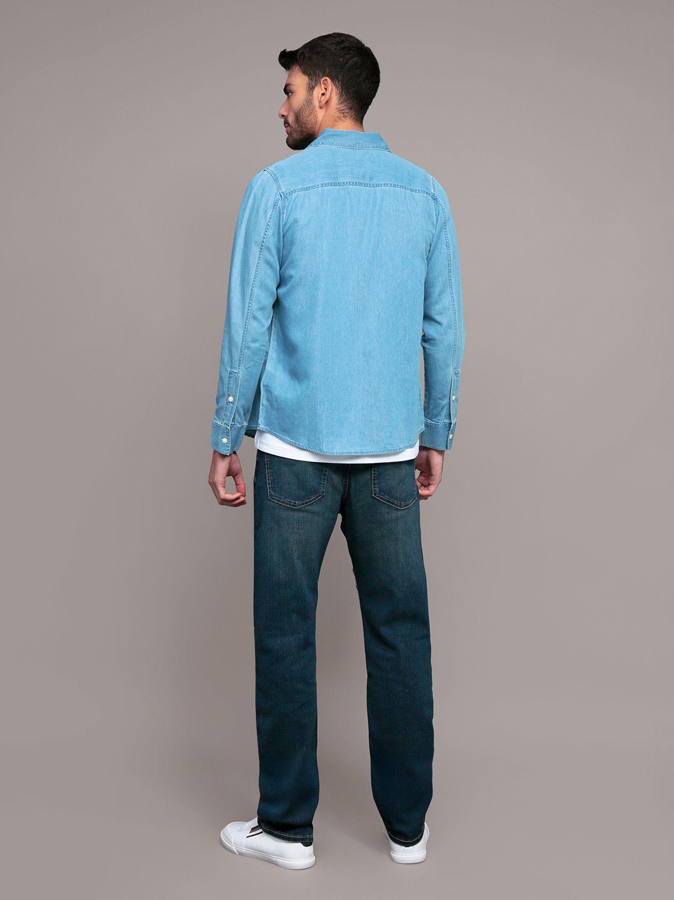 Camisa de manga larga en tencel Celeste Calvin Klein-2