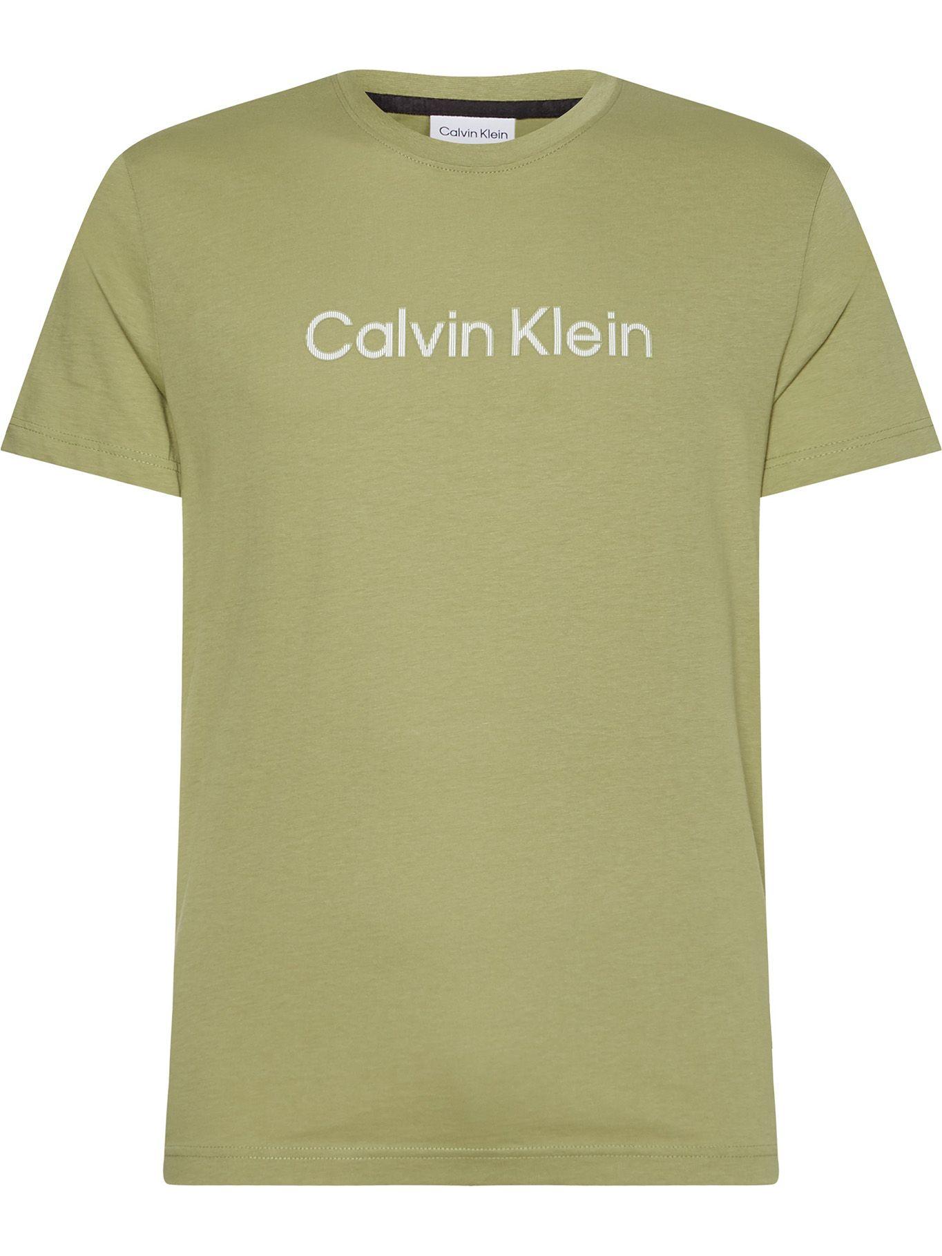 Polera Raised Striped Verde Calvin Klein-0