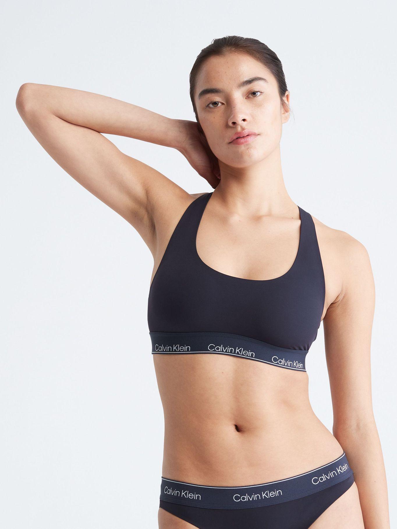 Bralette Modern Performance Unlined Negro Calvin Klein-0