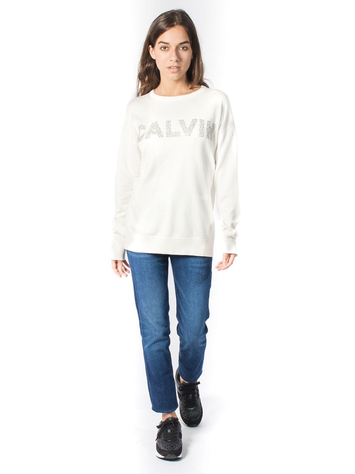 Suéter Heat Set Blanco Calvin Klein-0