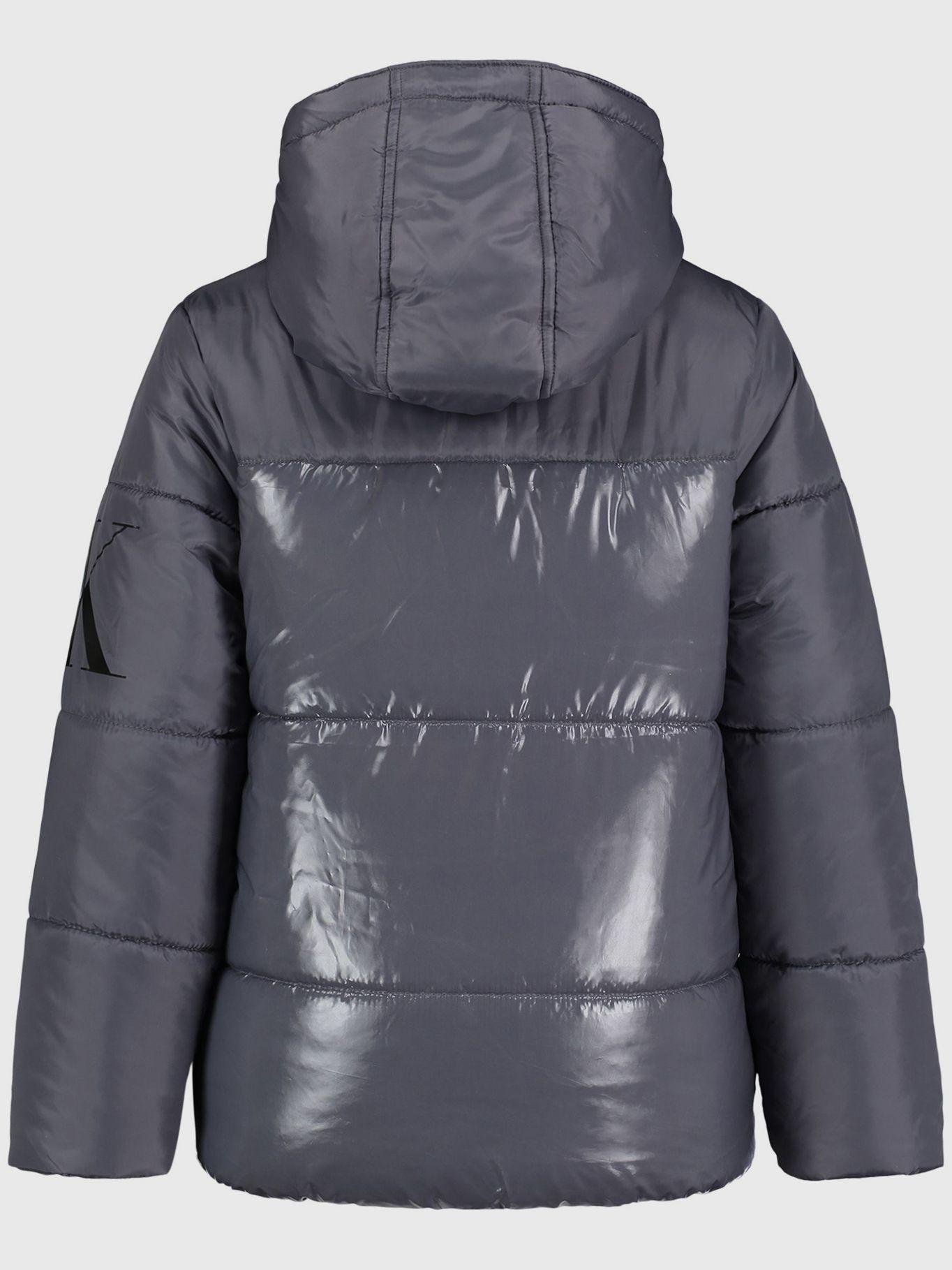 Parka Niño Shiny Blocked Gris 080 Calvin Klein-1