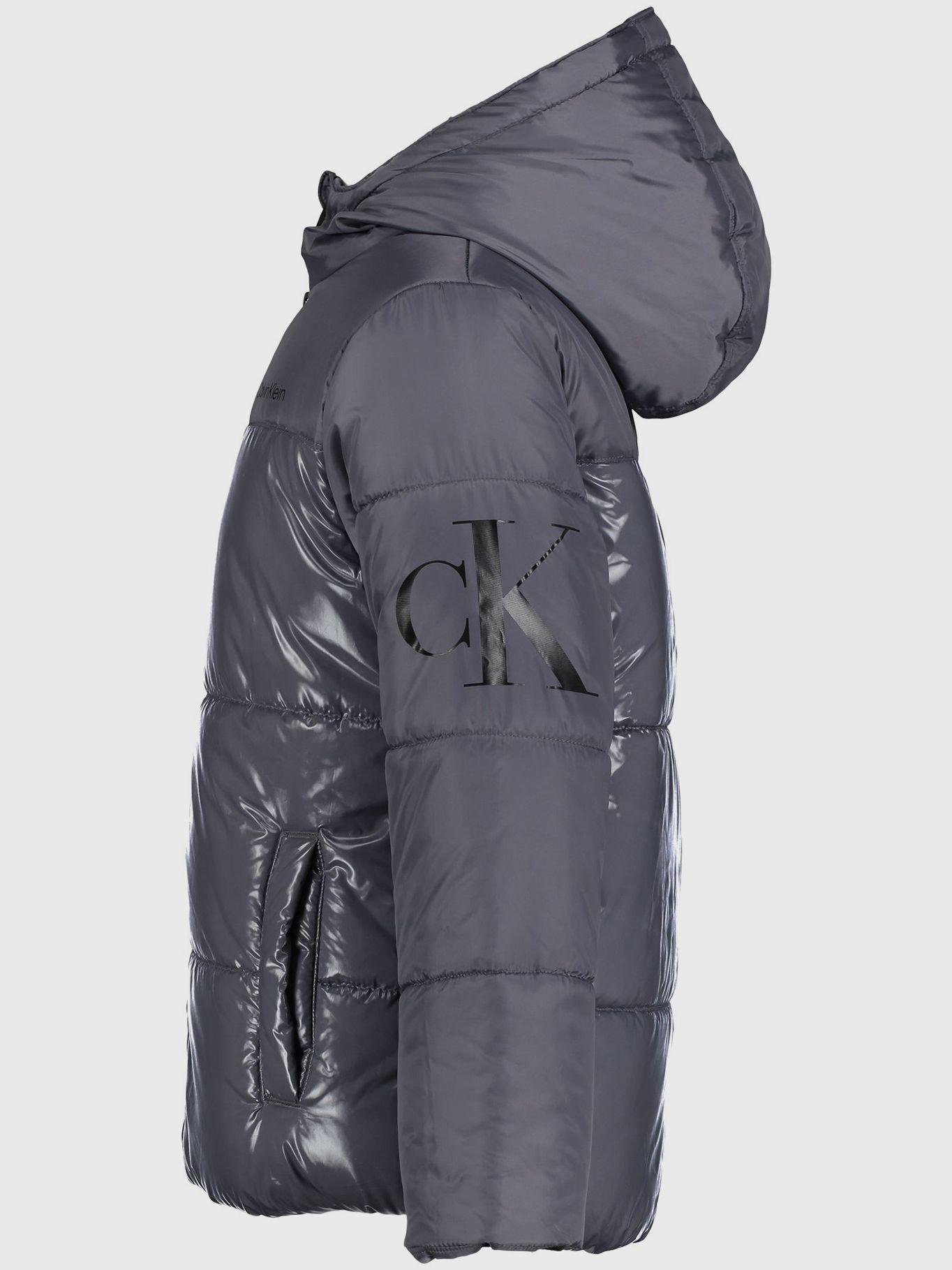Parka Niño Shiny Blocked Gris 080 Calvin Klein-2