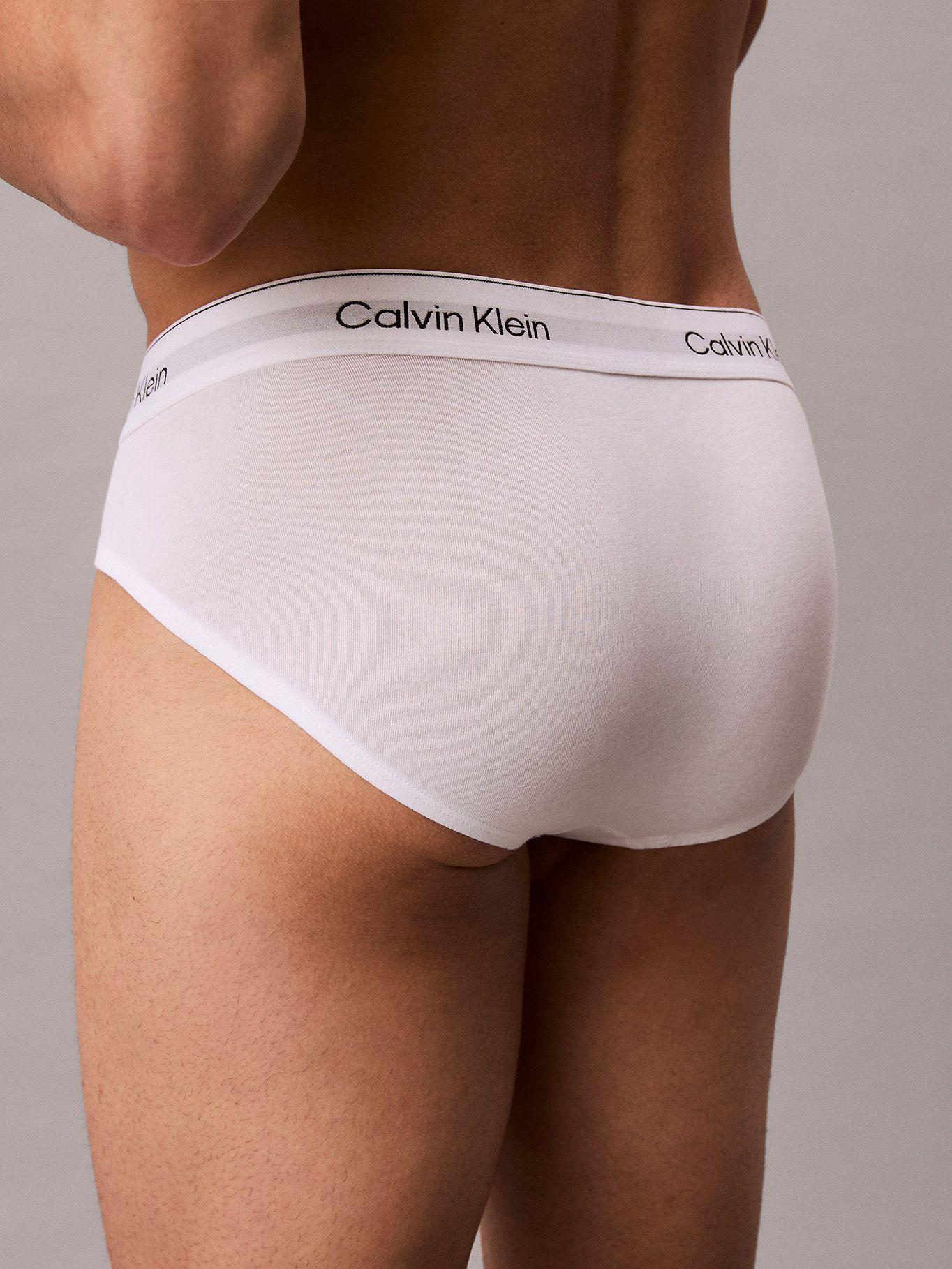 Pack de 3 Slips Icon Cotton Stretch Blanco Calvin Klein-5