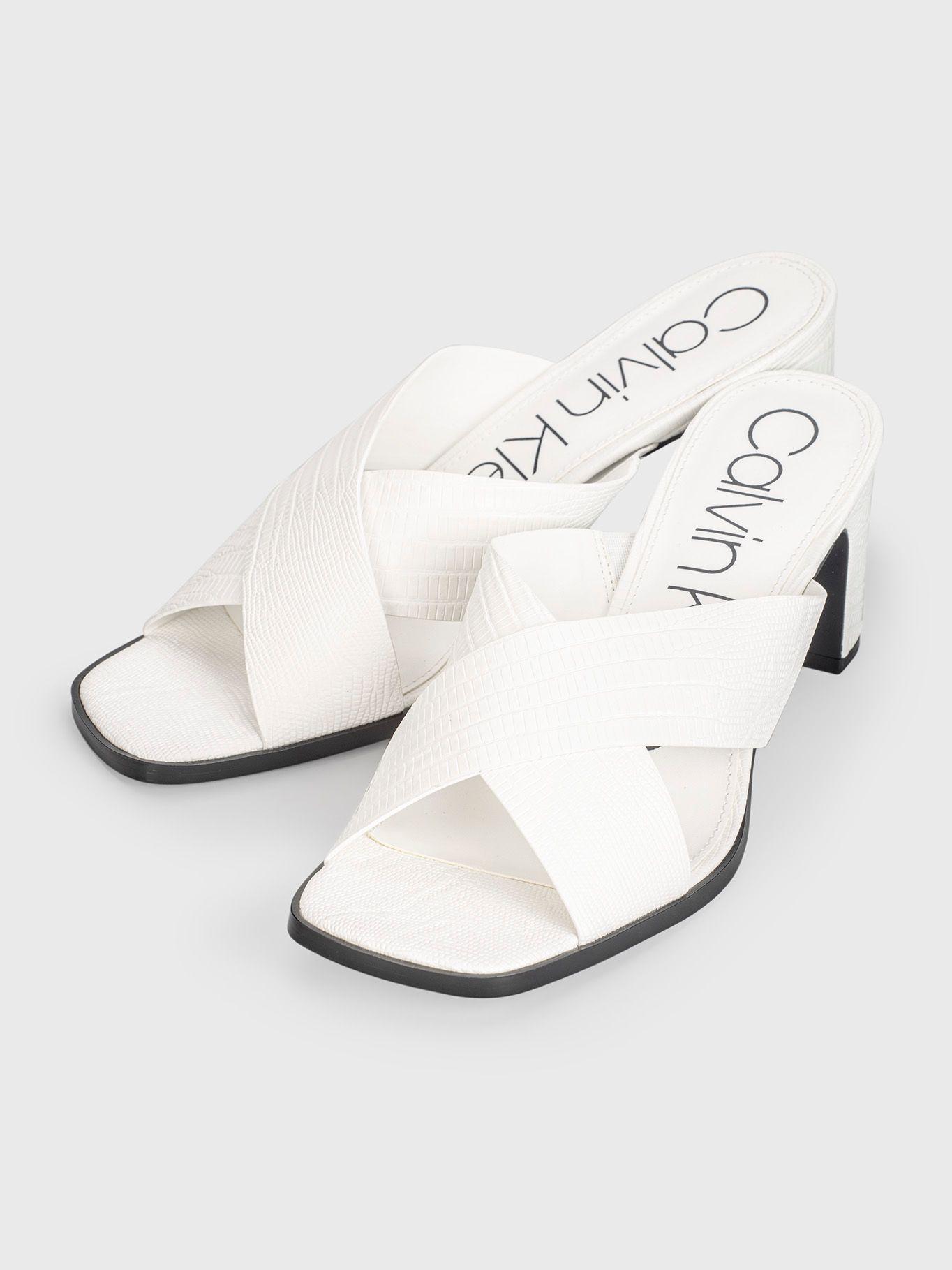 Sandalia Dylan Lizard Blanco Calvin Klein-0