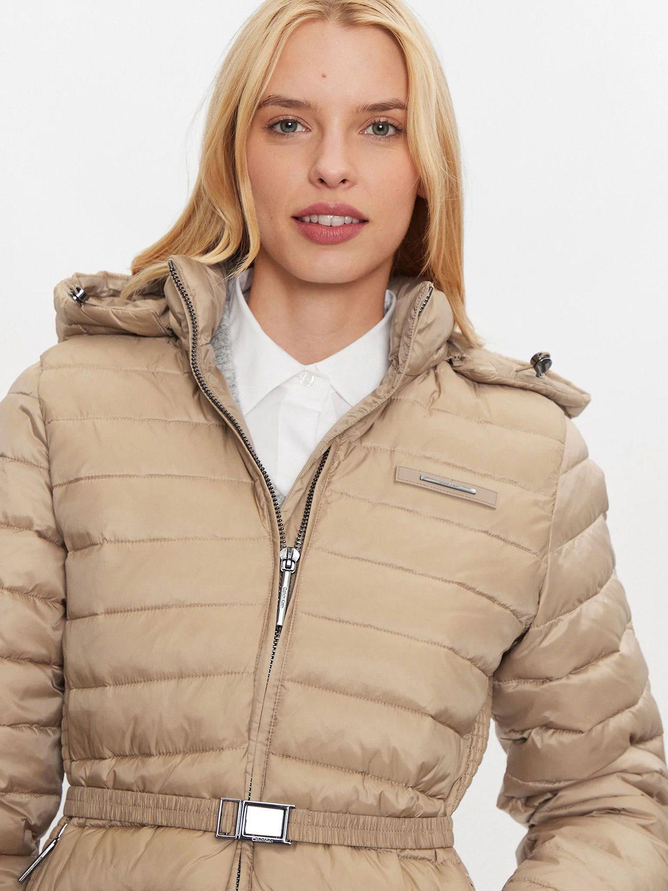Parka Padded Smocking Beige Calvin Klein-4