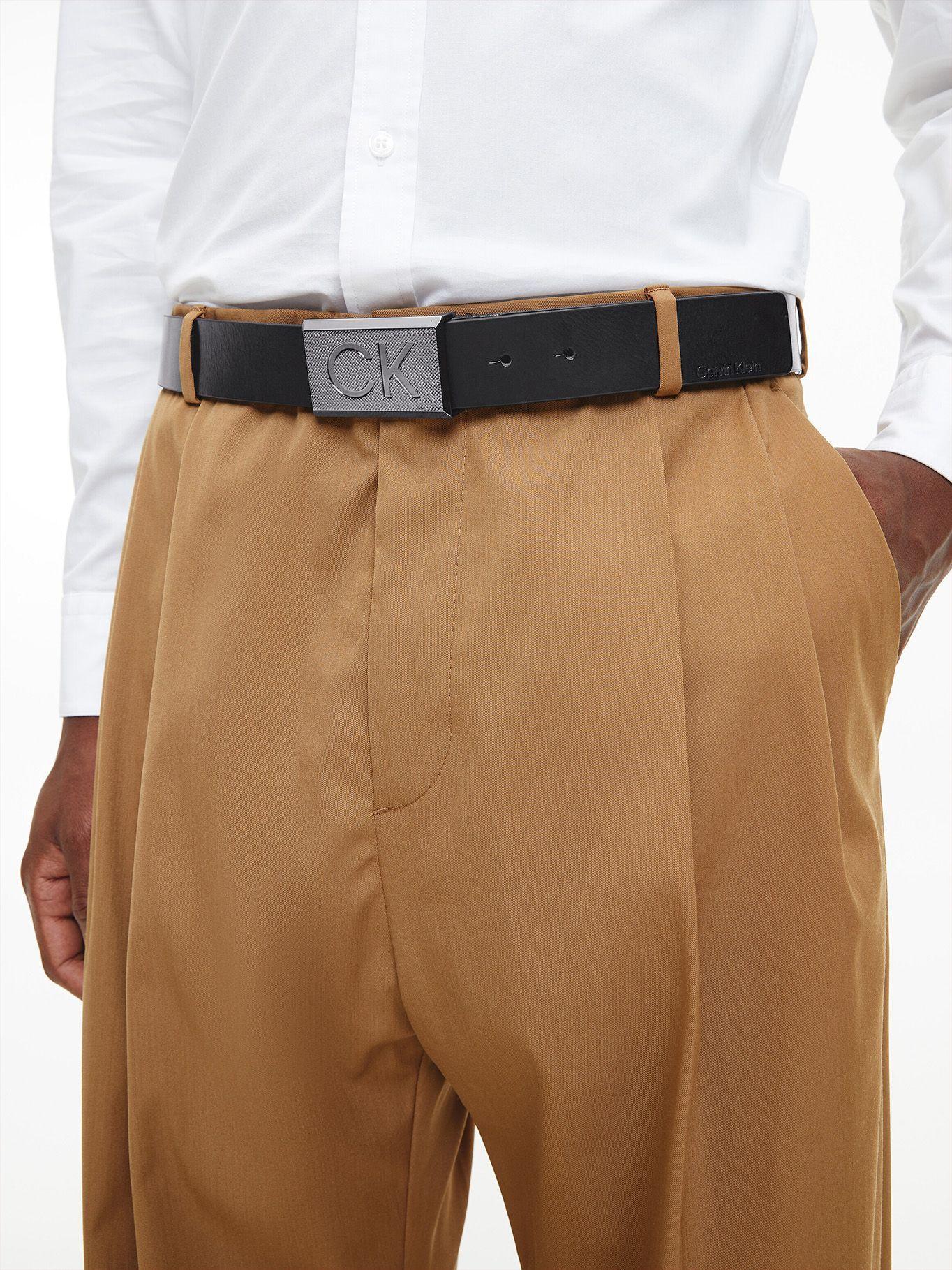 Cinturón Plaque 35Mm Negro Calvin Klein-1