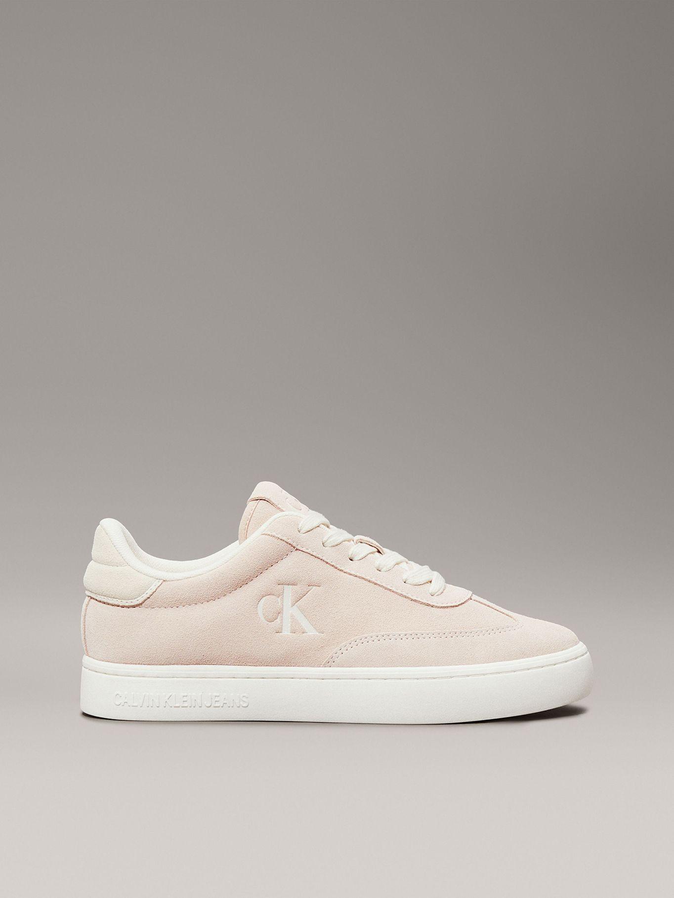 Zapatillas classic cupsole de ante Rosado Calvin Klein-4