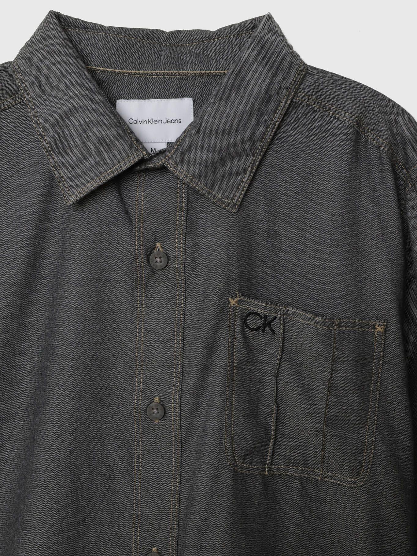Camisa Niño Herringbone Gris 3F Calvin Klein-2