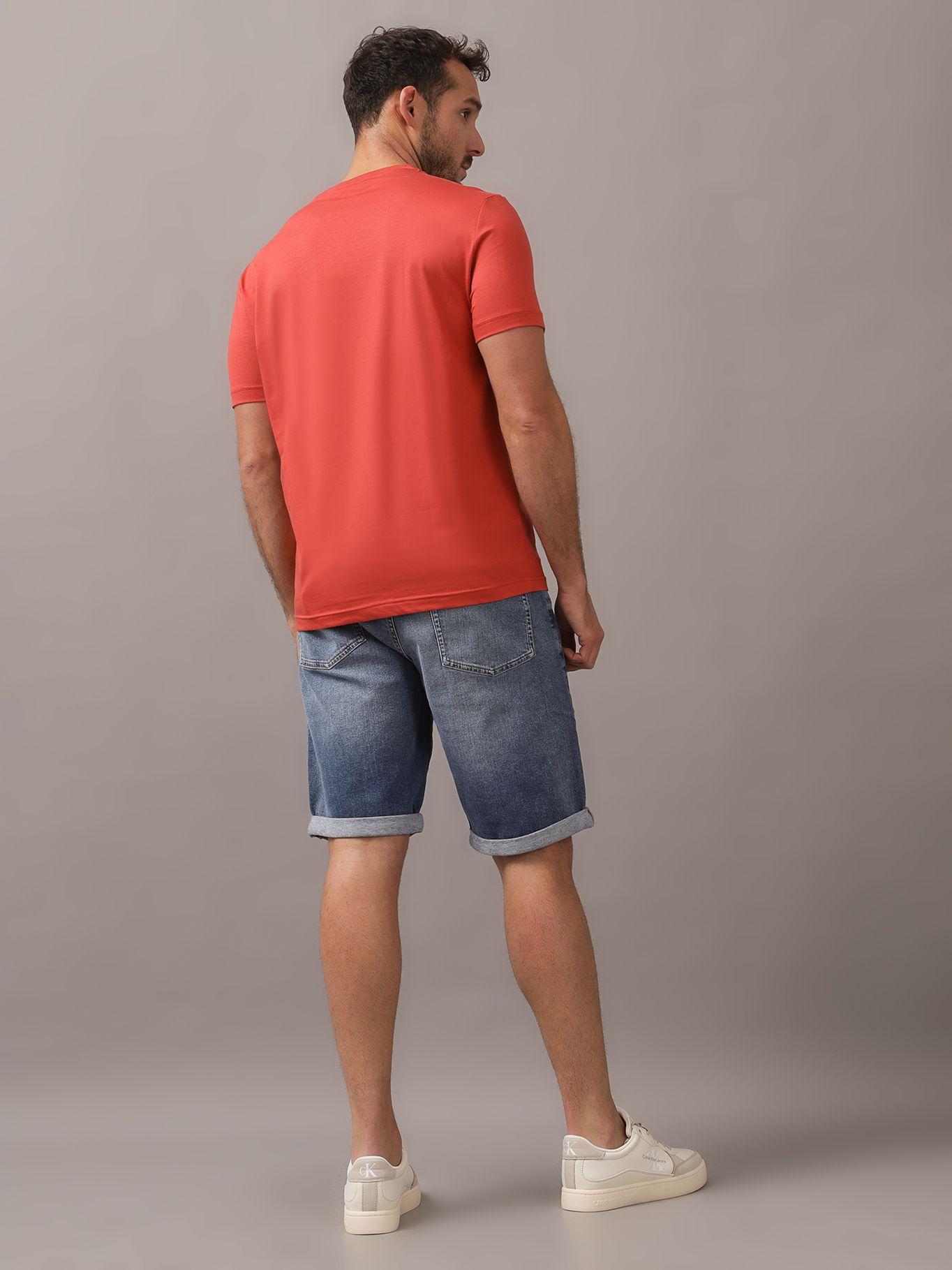 Polera Smooth Cotton Rojo Calvin Klein-2