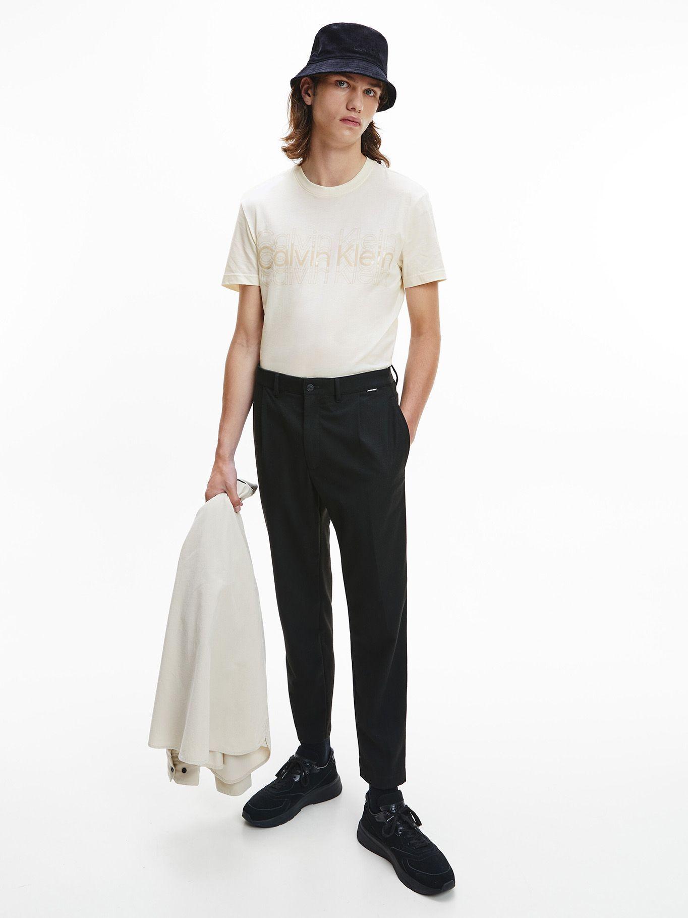 Polera Multi Logo Blanco Calvin Klein-1