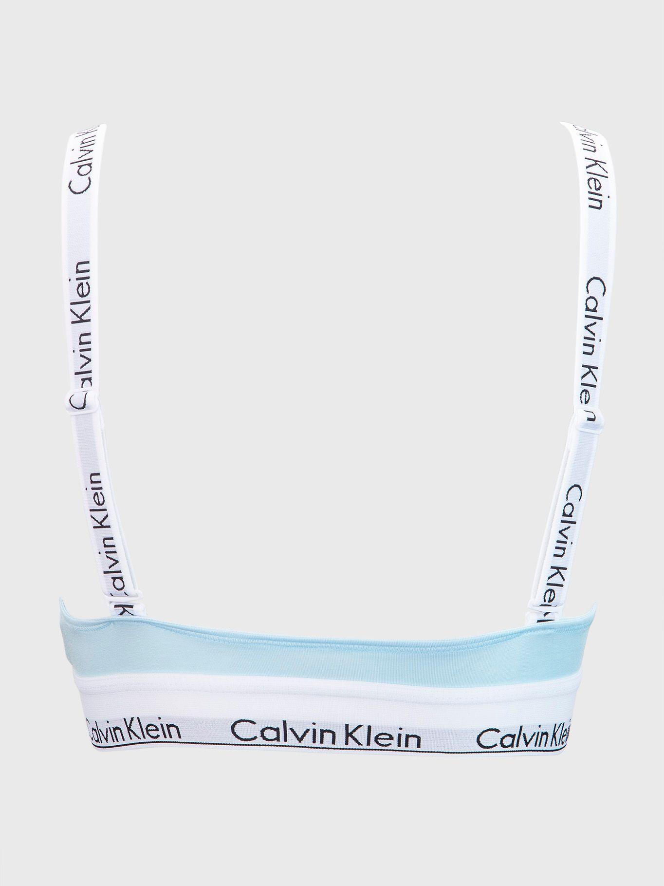 Bralette Triángulo Modern Celeste Calvin Klein-1