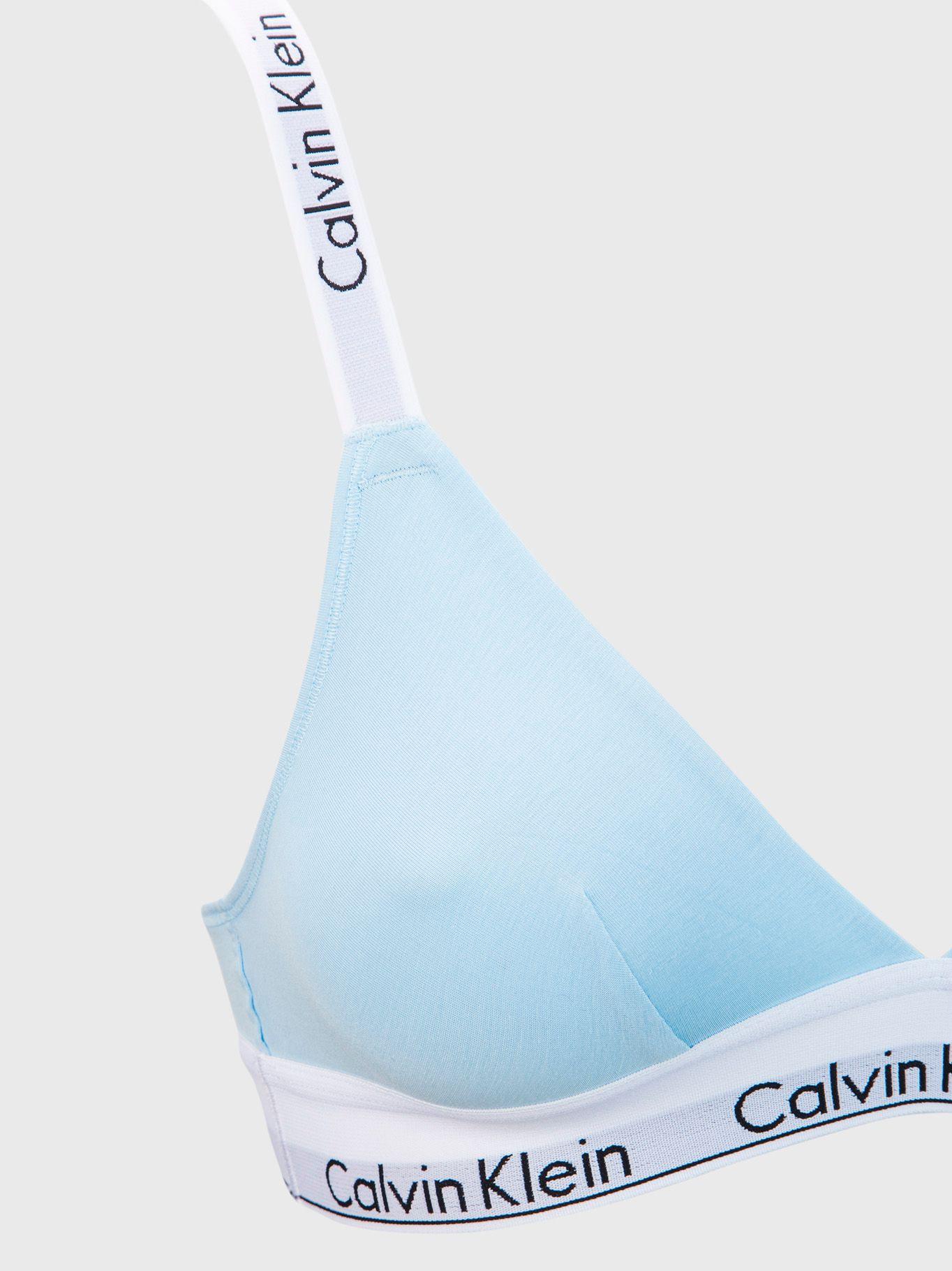 Bralette Triángulo Modern Celeste Calvin Klein-2