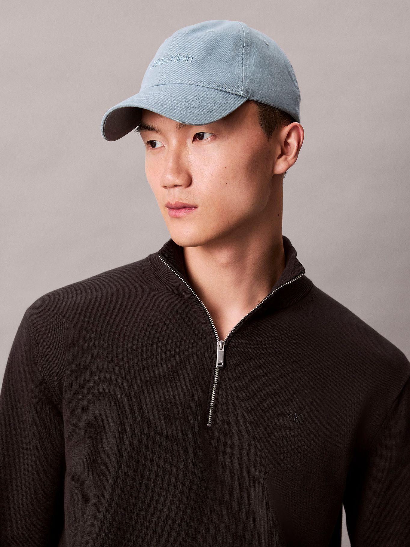 Jockey con Logo Bordado Celeste Calvin Klein-3