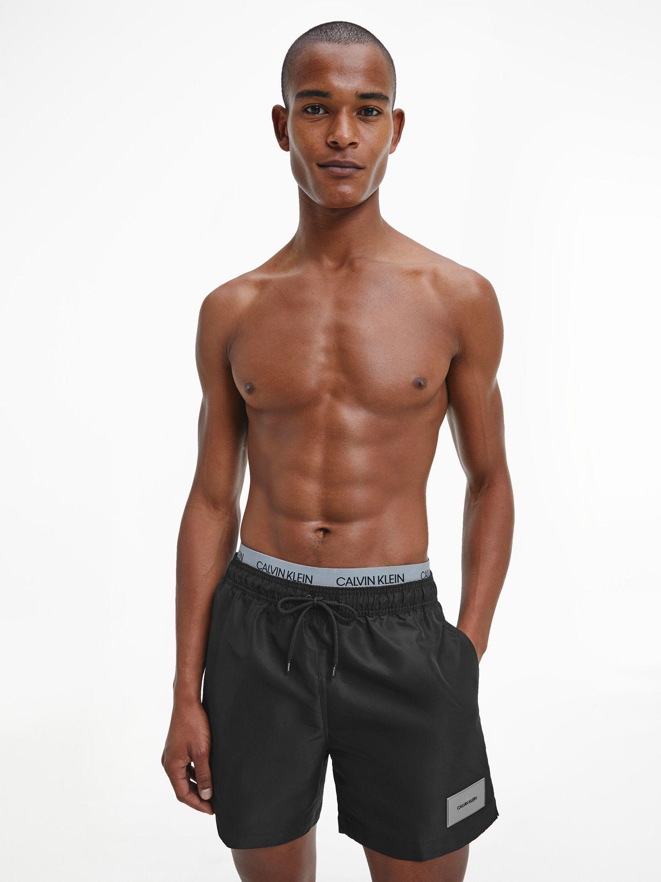 Traje de Baño Core Solid Negro Calvin Klein Hombre-0