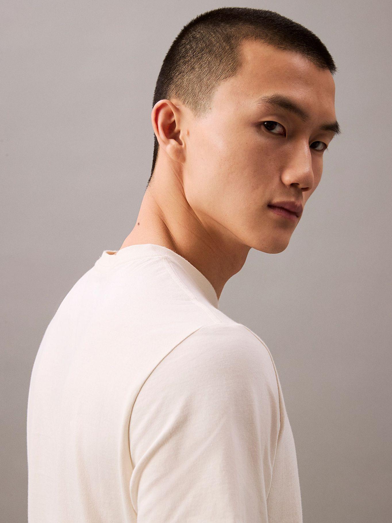 Polera Stretch Graphic Beige Calvin Klein-4
