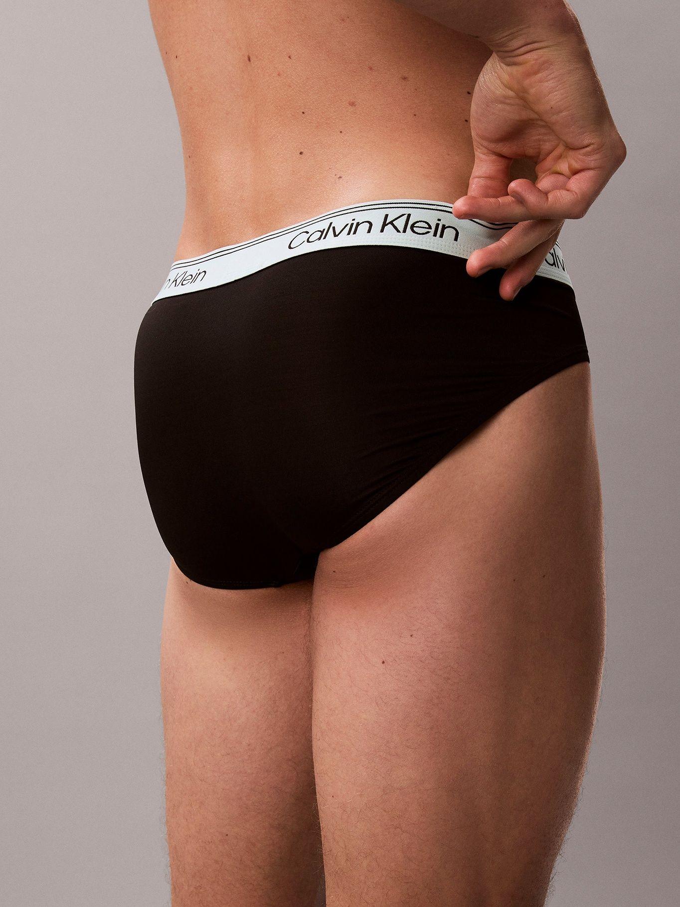 Pack de 3 Slips Microfiber Stretch Negro Calvin Klein-5