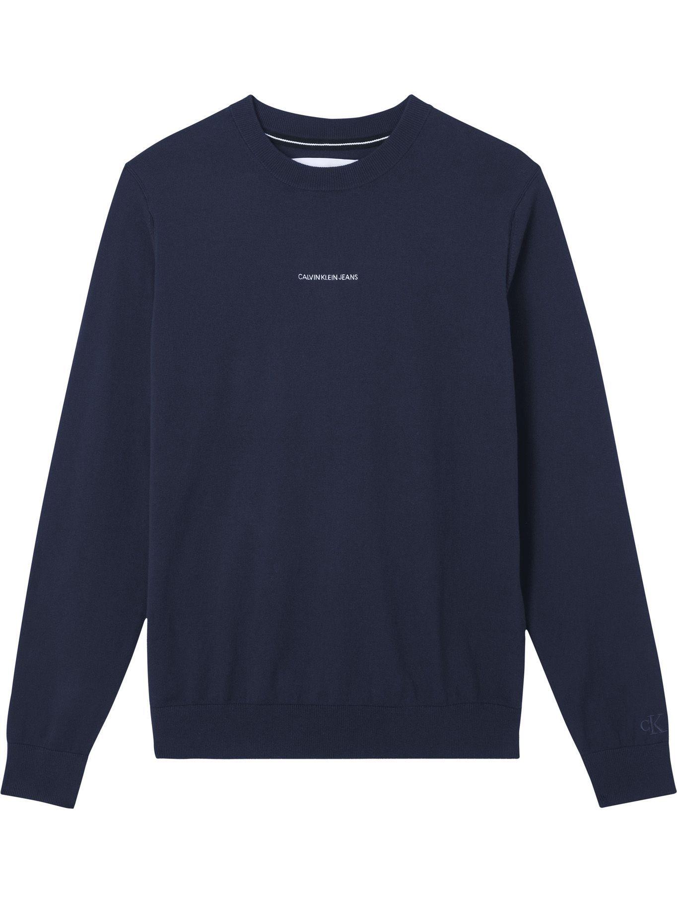 Suéter Essential Crew Neck Azul Calvin Klein-0