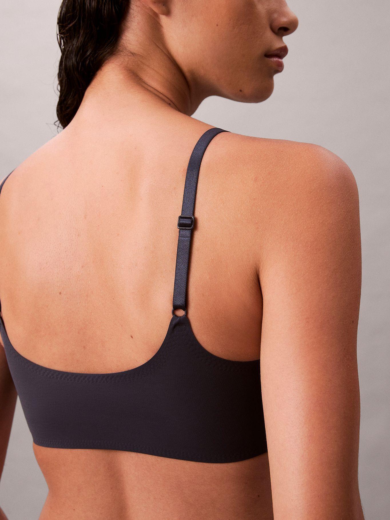 Bralette Lined Invisible Comfort Azul Calvin Klein-4