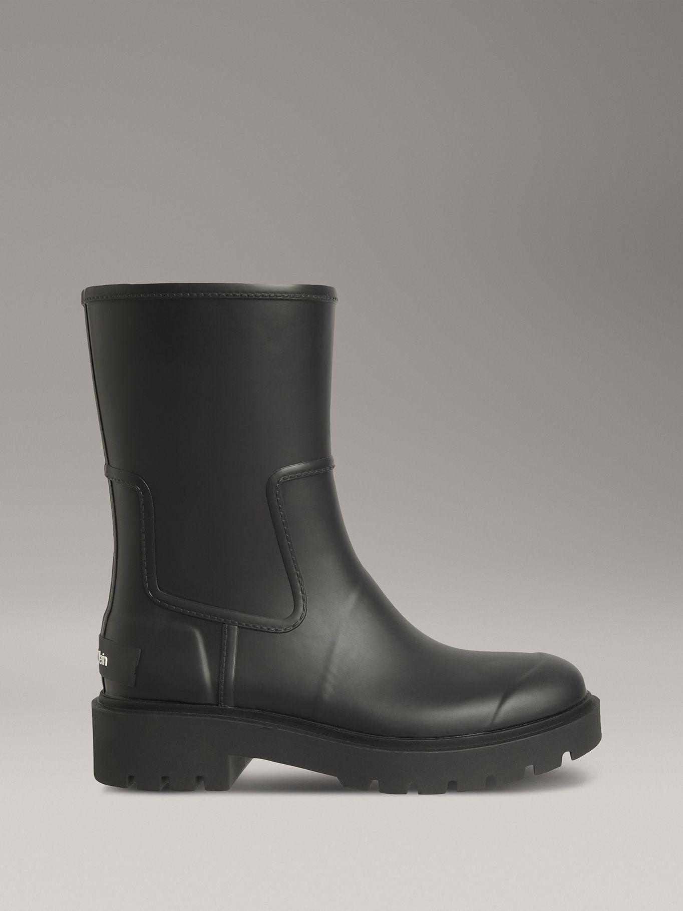 Botas Impermeables de Caucho Negro Calvin Klein-4