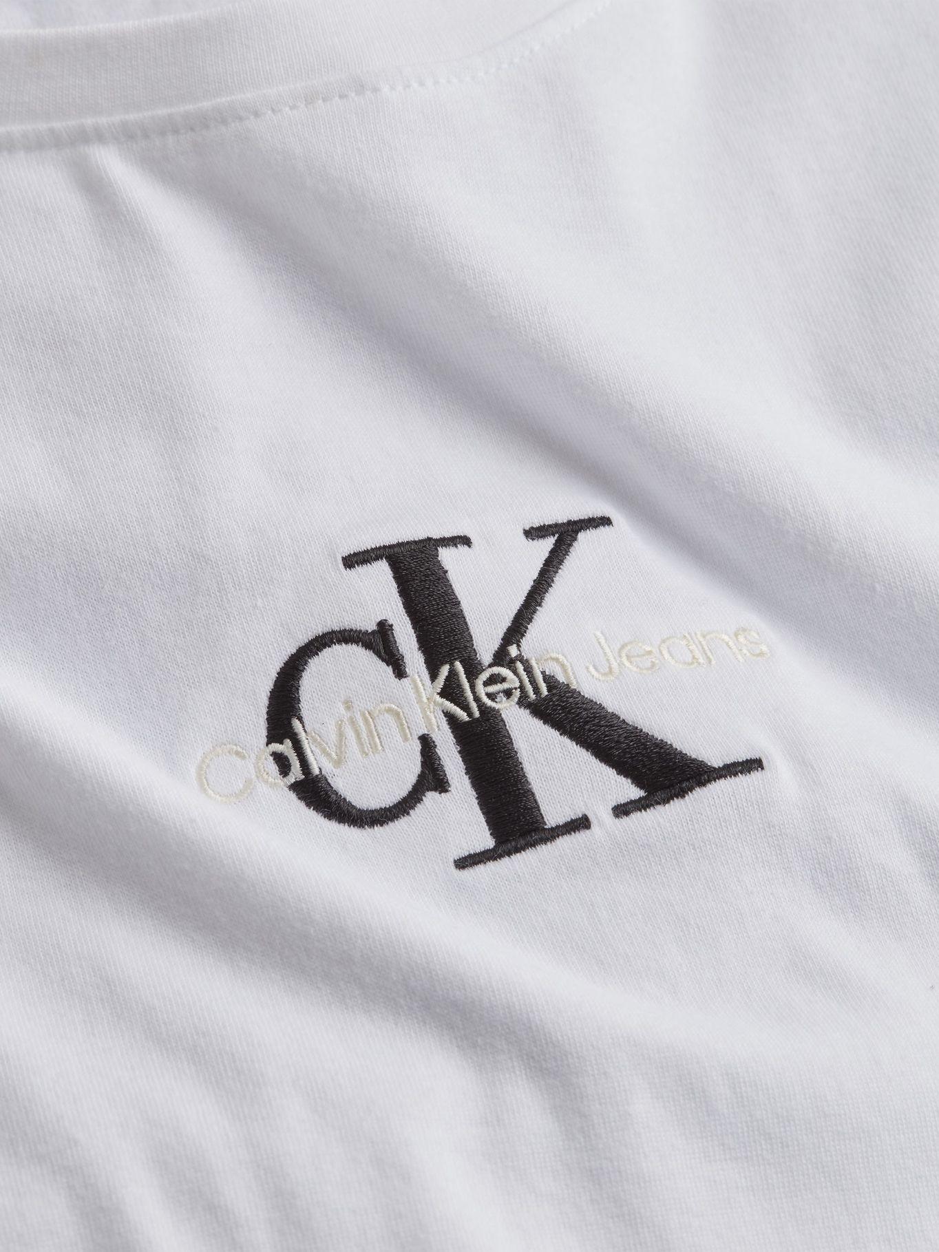 Polera Monogram Logo Blanco YAF Calvin Klein-1