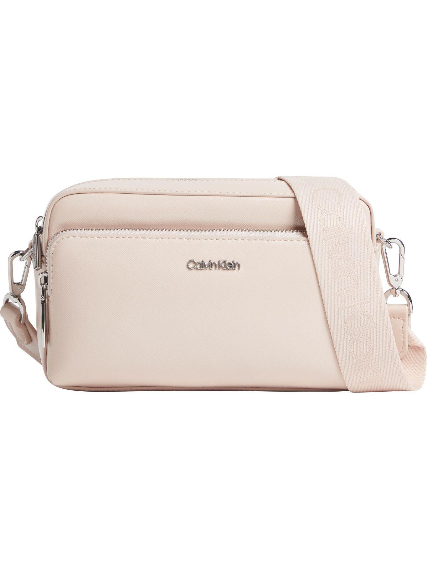 Cartera Ck Must Bag Lg Saffia Crema Calvin Klein-0