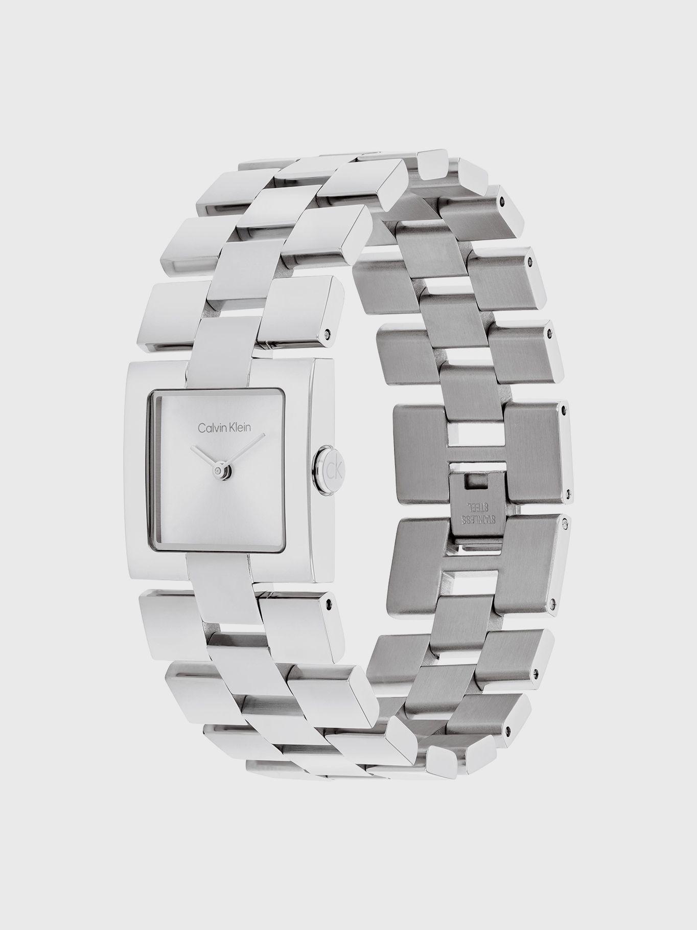 Reloj Grid Link Bracelet Plateado Calvin Klein-2