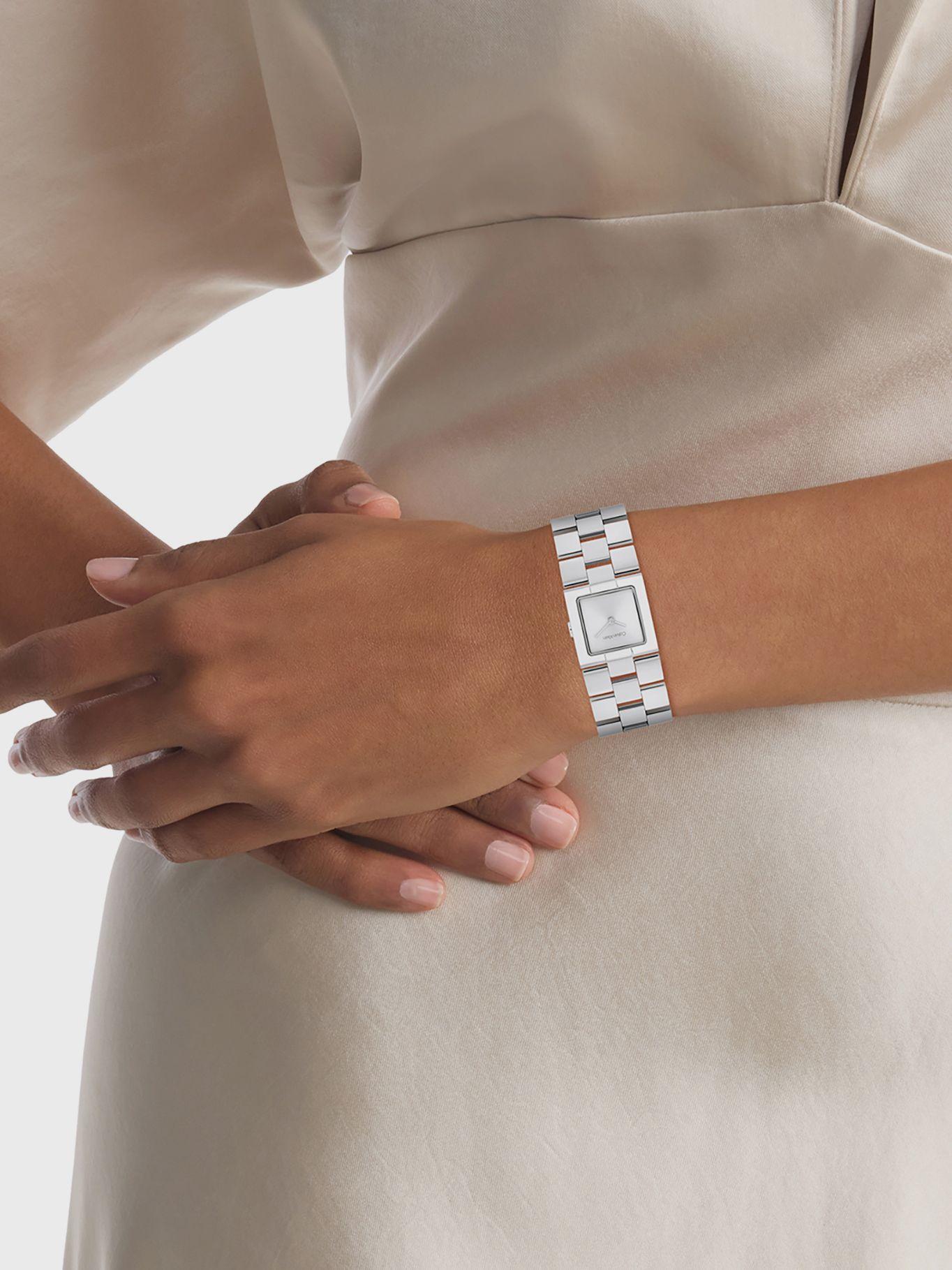 Reloj Grid Link Bracelet Plateado Calvin Klein-3