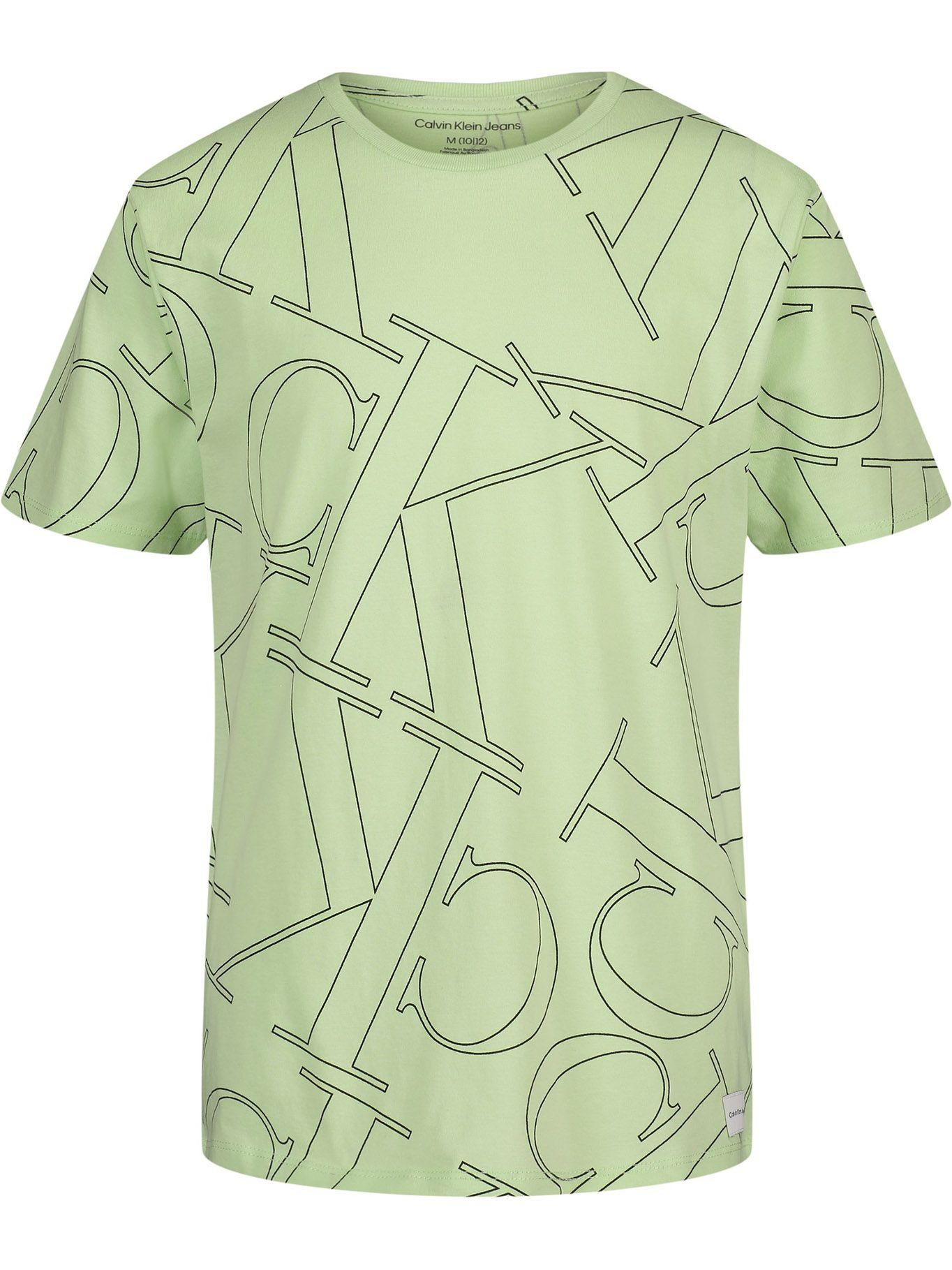 Polera Shuffle Print Verde Calvin Klein-0