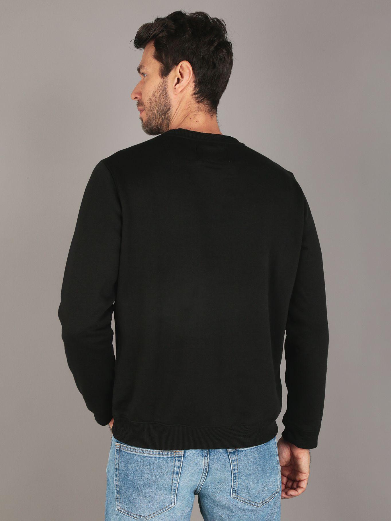 Polerón Outline Monologo Negro Calvin Klein-2