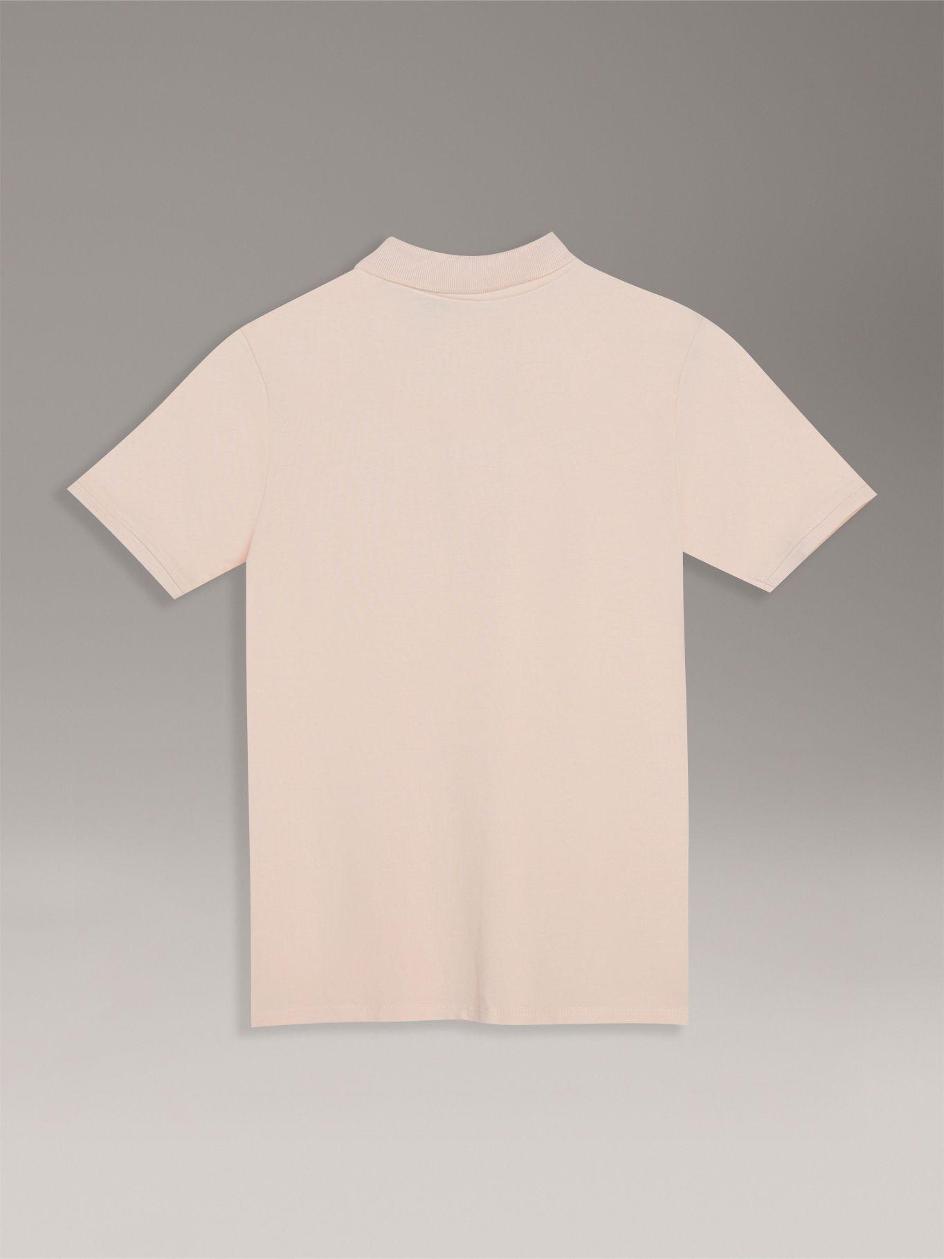 Polo Niño CK Solid Damasco Calvin Klein-1