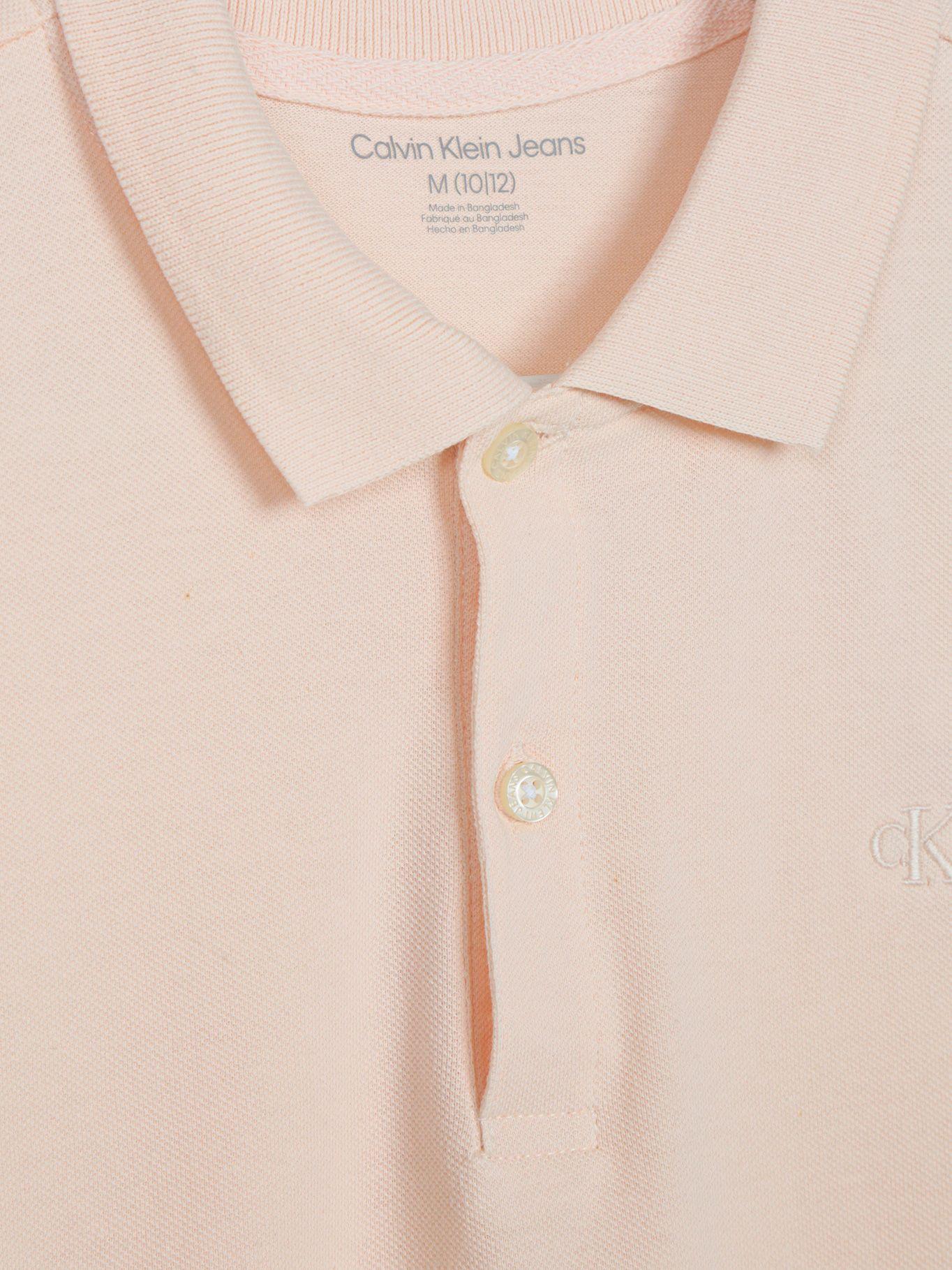 Polo Niño CK Solid Damasco Calvin Klein-2