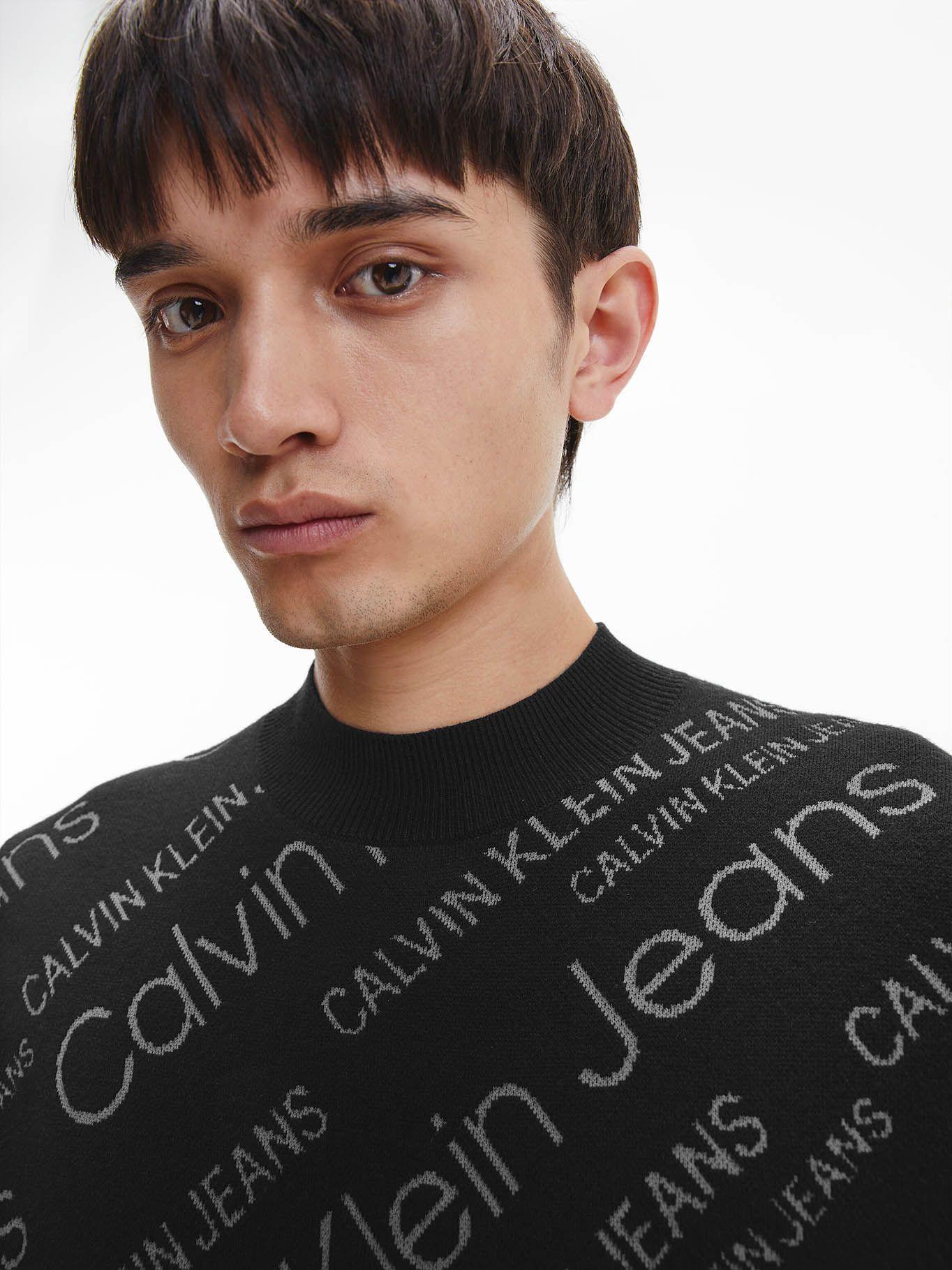 Suéter Mock Neck Negro Calvin Klein-3