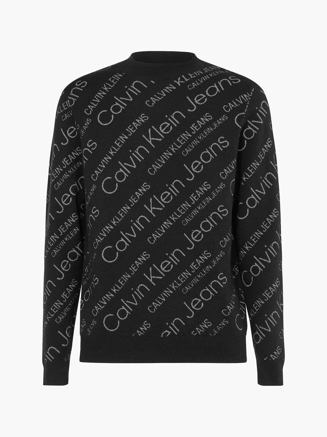 Suéter Mock Neck Negro Calvin Klein-4