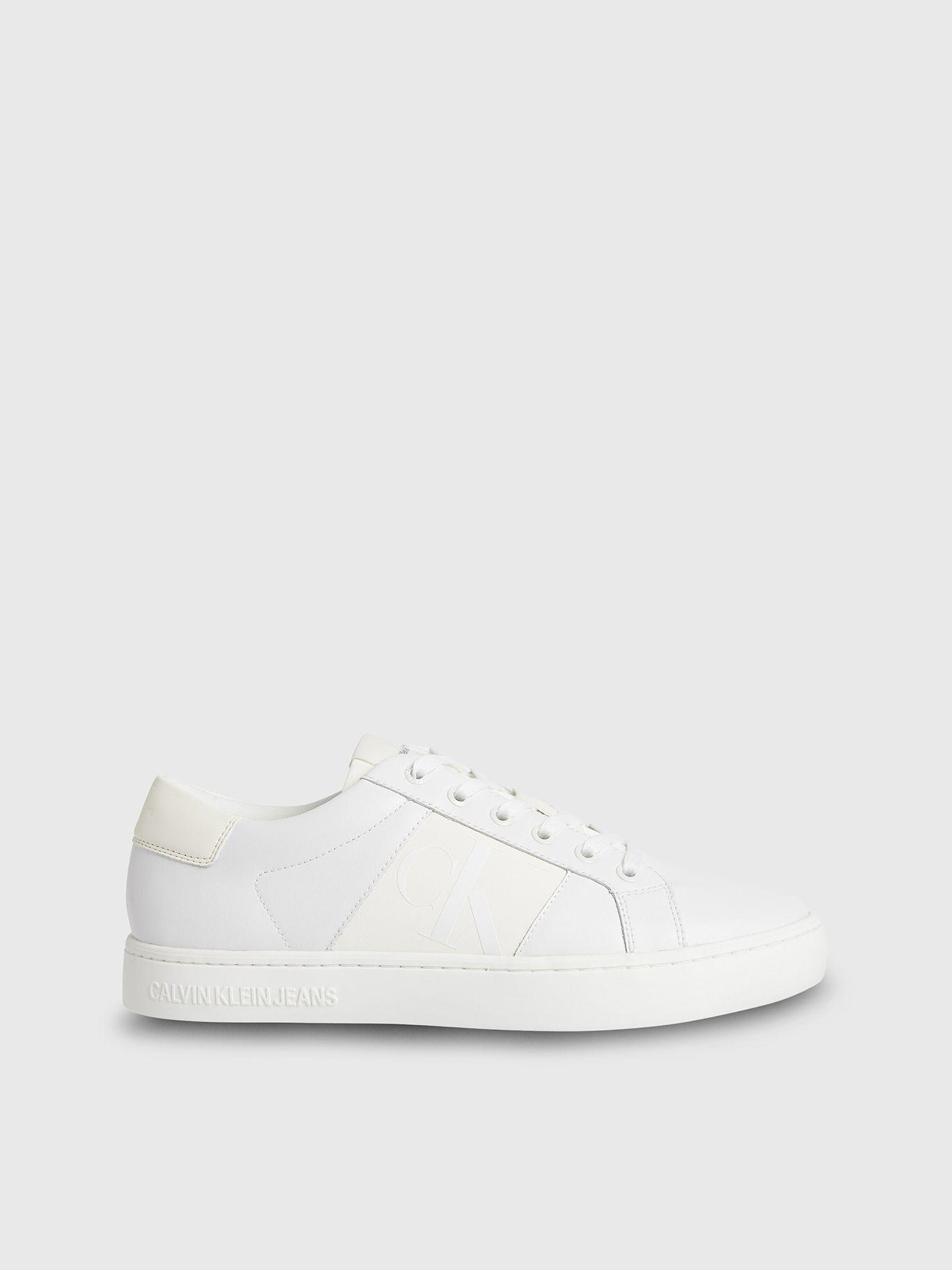 Zapatilla Classic Cupsole Lth-Ny Blanco Calvin Klein-4