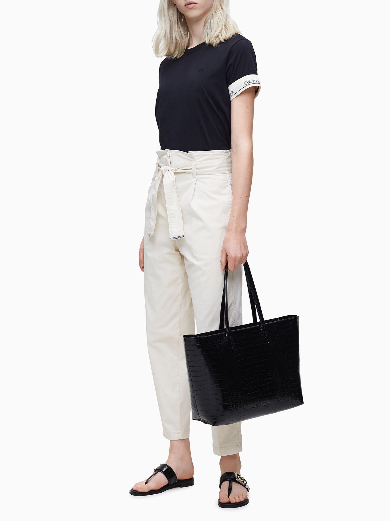 Cartera Shopper Ck Must Negro Calvin Klein-3