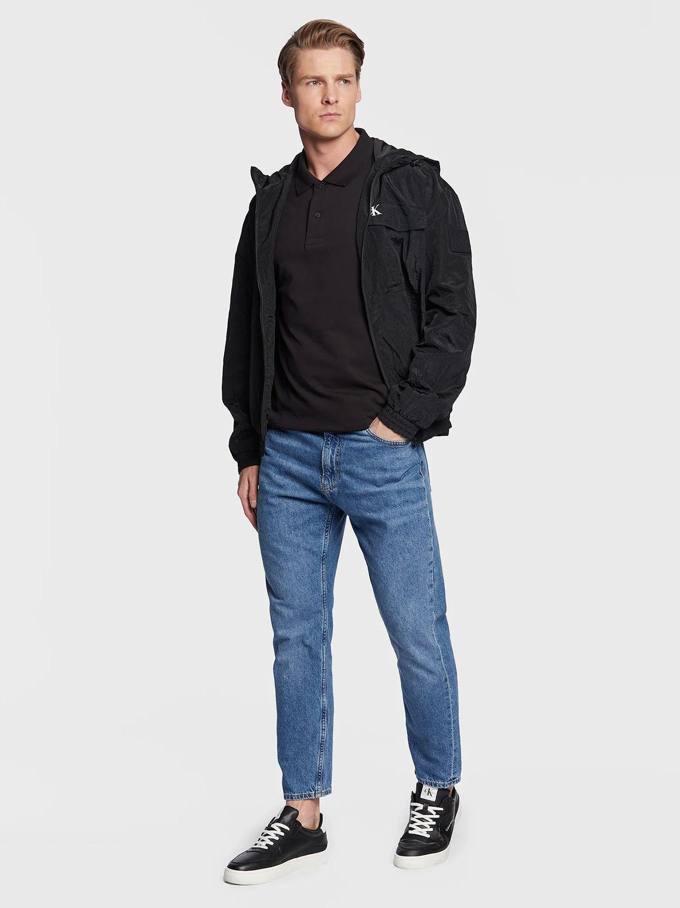 Polo con logotipo Negro Calvin Klein-1